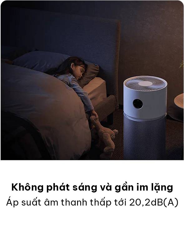 Không phát sáng và gần im lặng