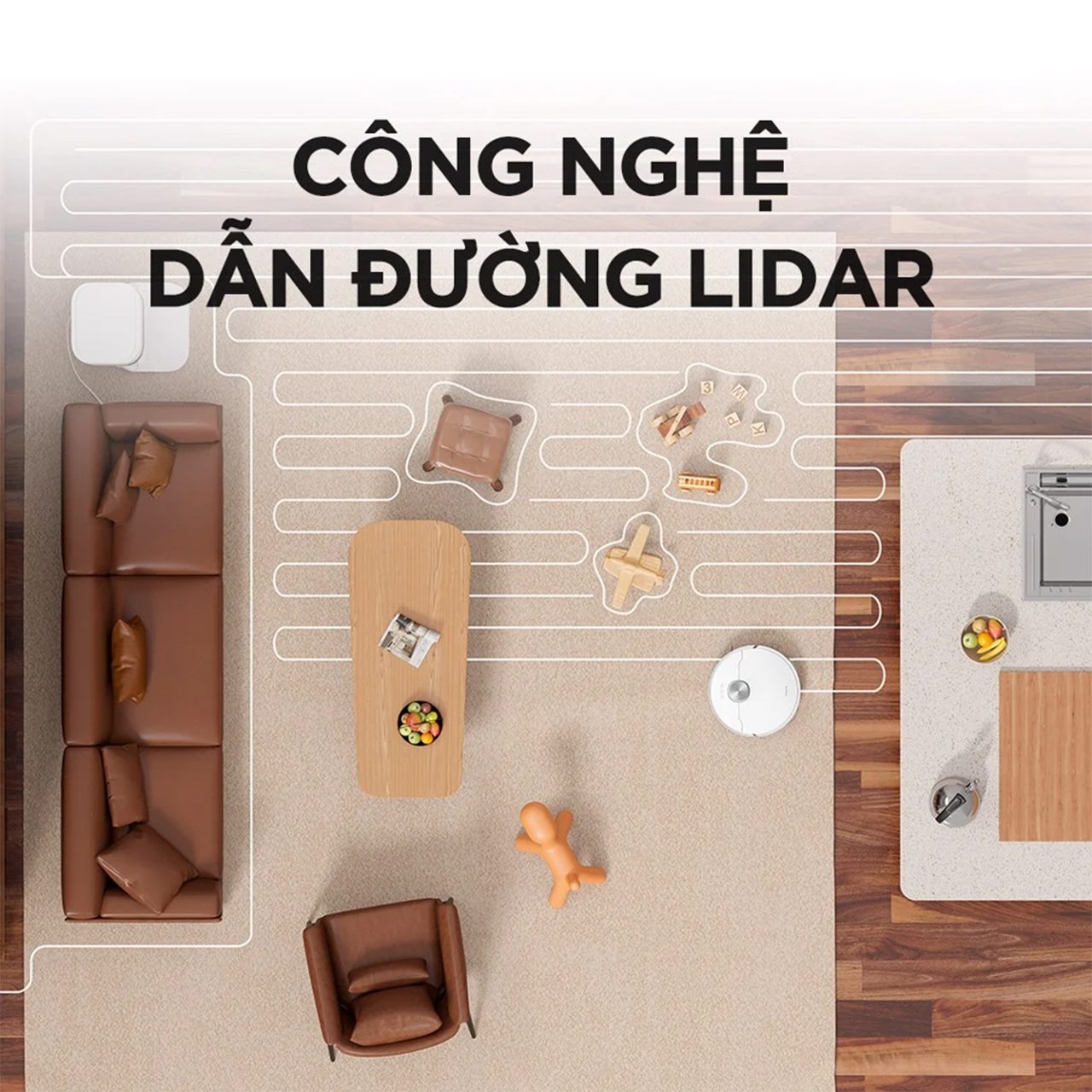 Công nghệ LDS của Dreame L10 Ultra