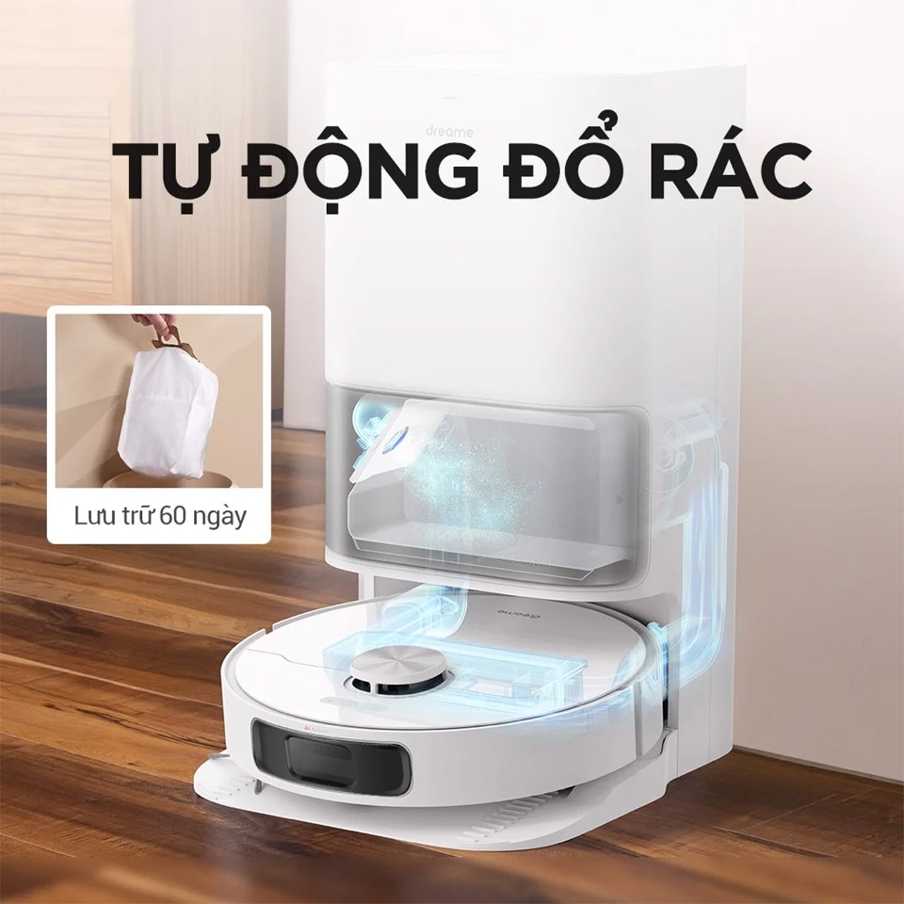 Dreame L10 Ultra - Tự động đổ rác