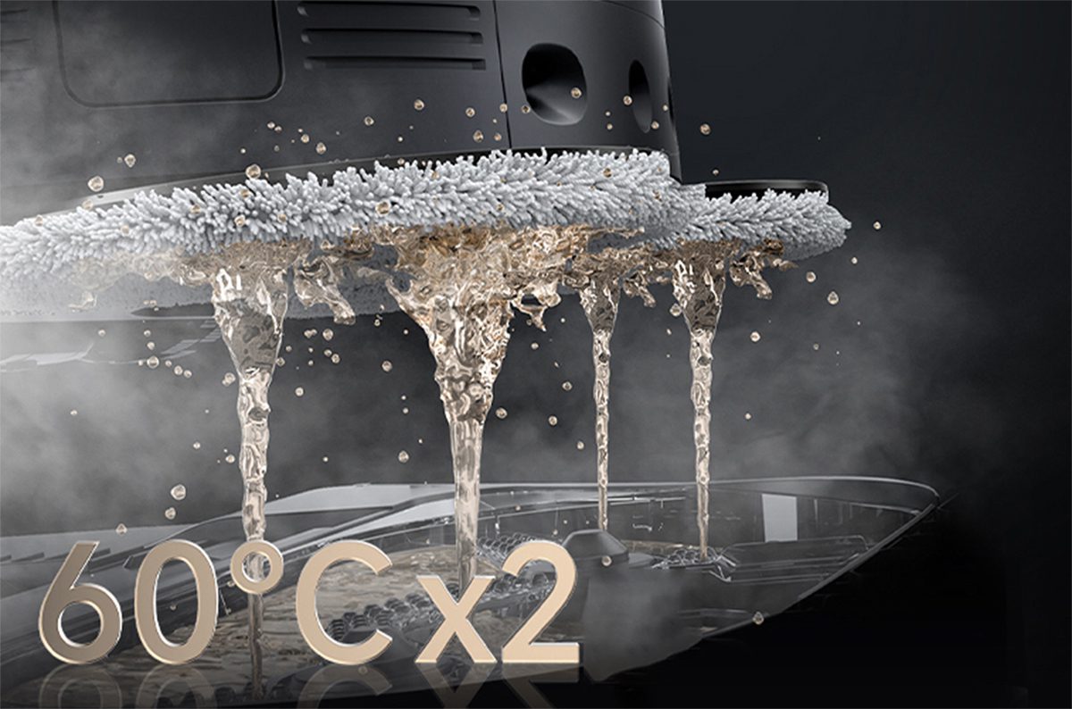 Giặc giẻ lau nước nóng 60°C