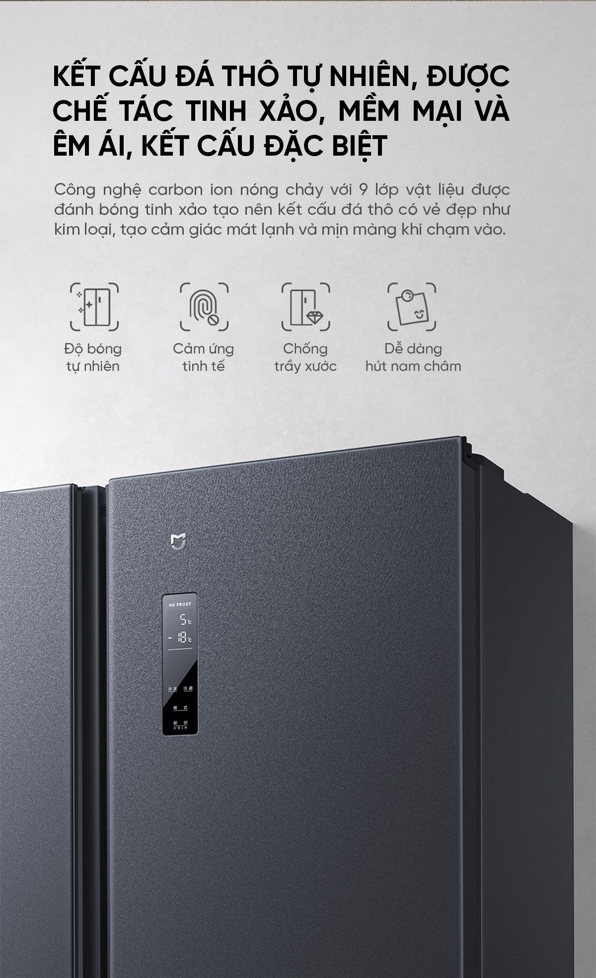 Tủ lạnh Xiaomi Mijia 536L, Side by Side, làm lạnh nhanh, tiết kiệm điện