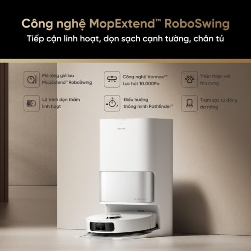 Công nghệ xoè giẻ MopExtend™ RoboSwing