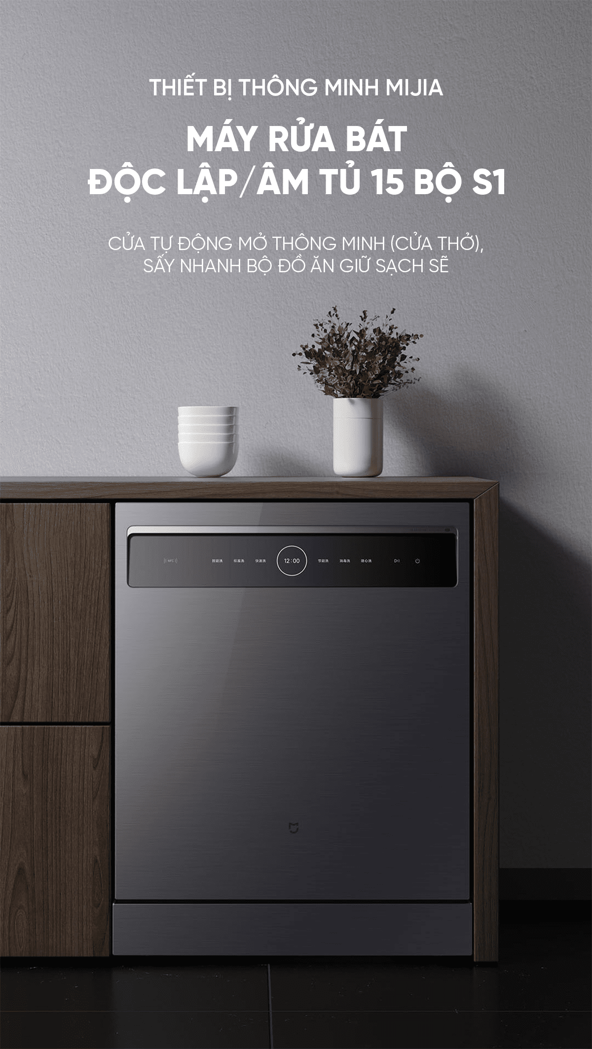 Máy rửa bát Xiaomi Mijia S1 VDW1501M 15 bộ