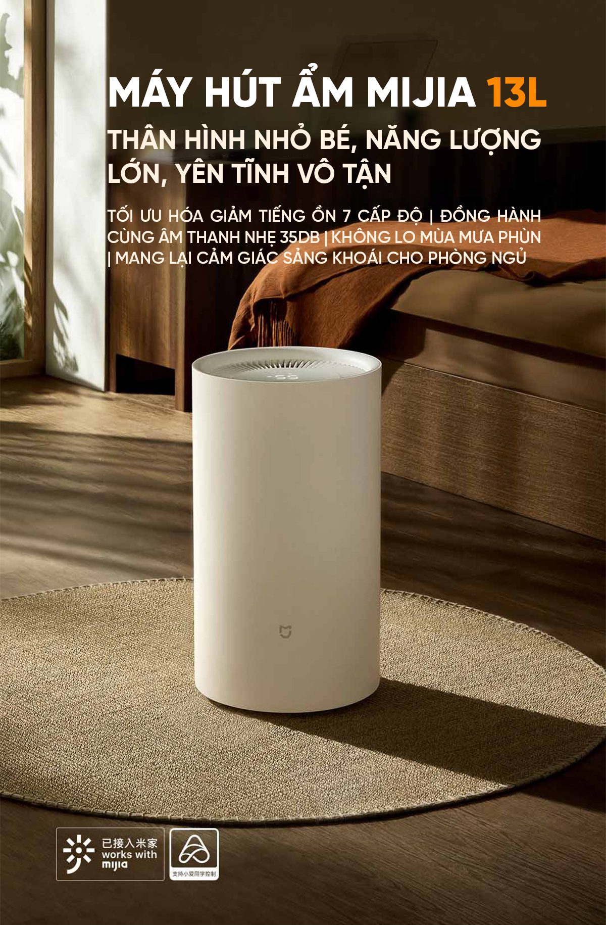 Máy hút ẩm thông minh Xiaomi Mijia 13L