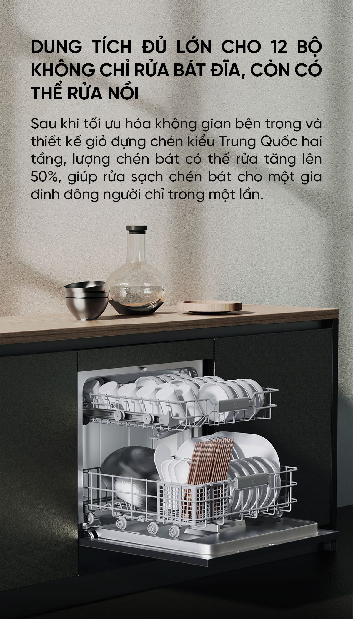 Máy rửa bát Xiaomi Mijia S1 12 bộ