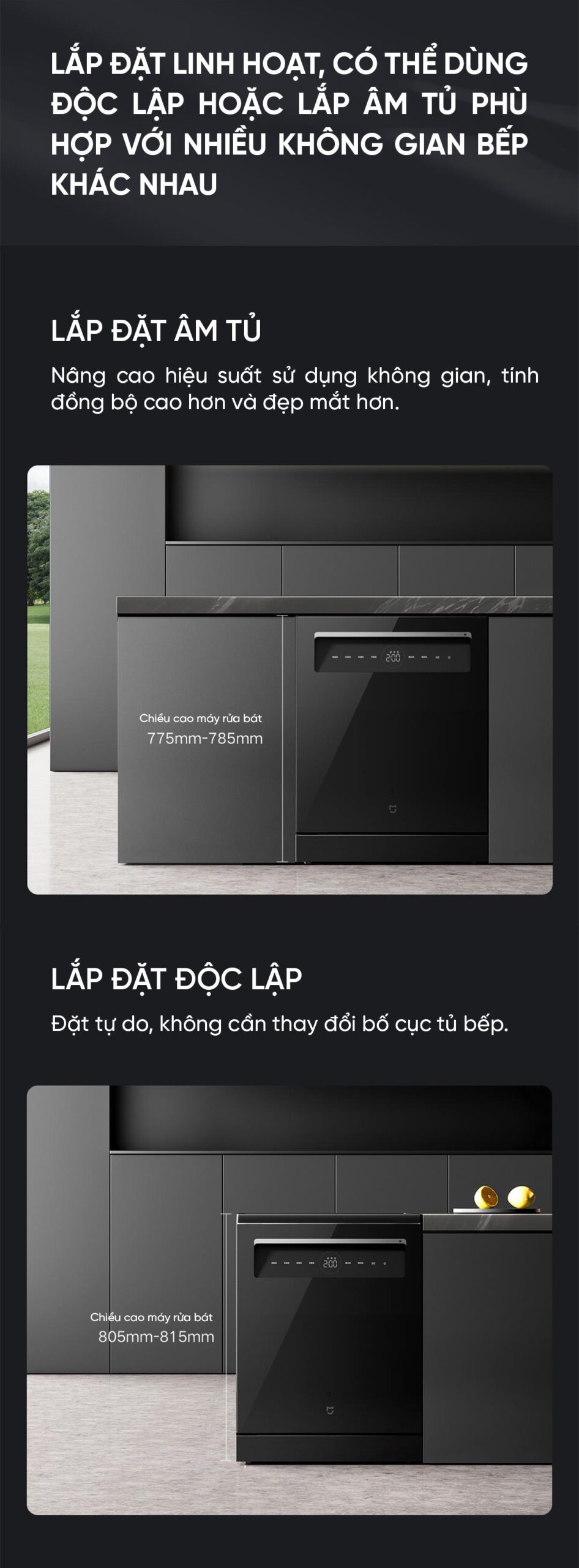Máy rửa bát Xiaomi Mijia N1 16 bộ