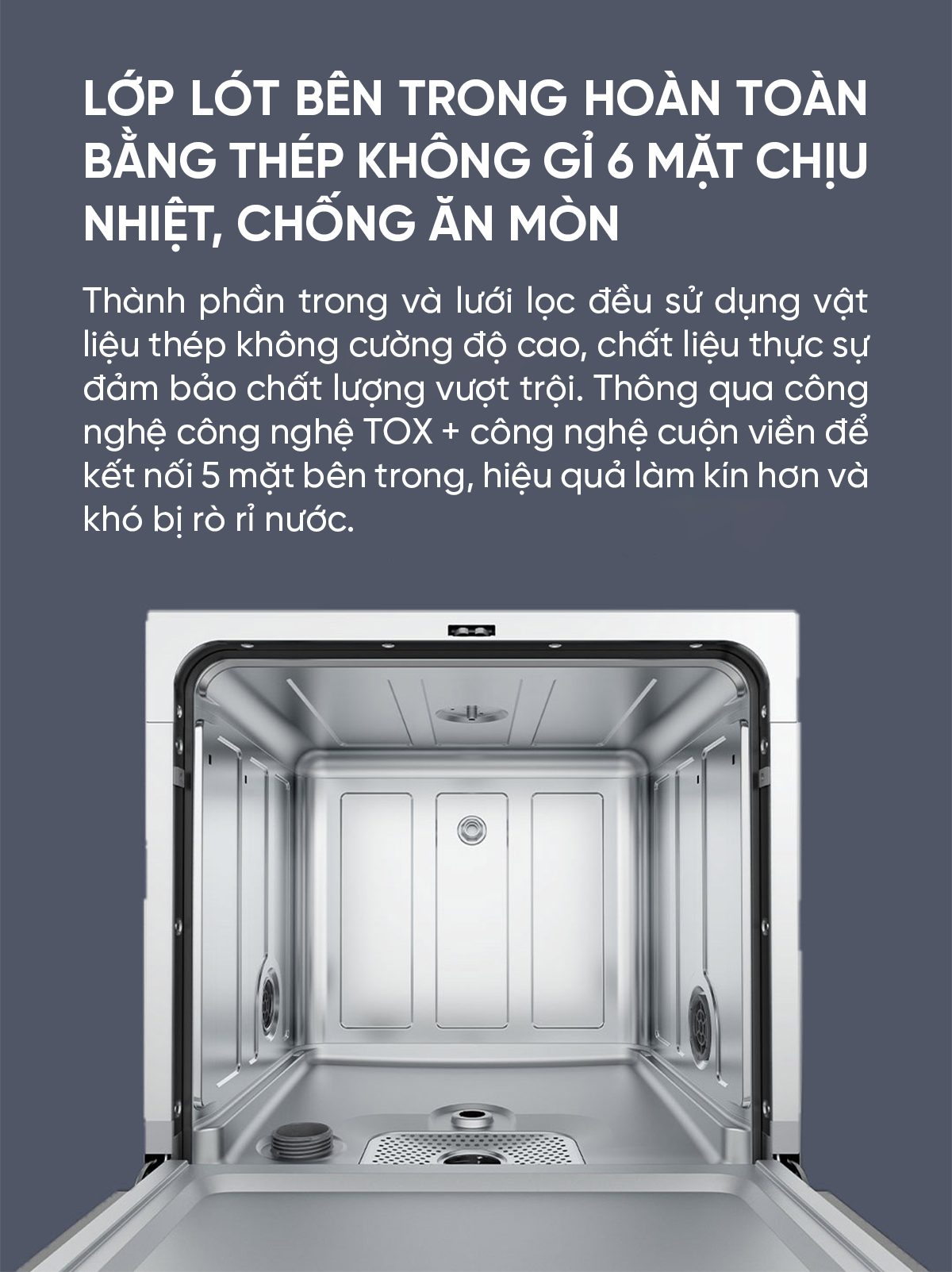 Máy rửa bát Xiaomi Mijia VDW0801M 8 bộ