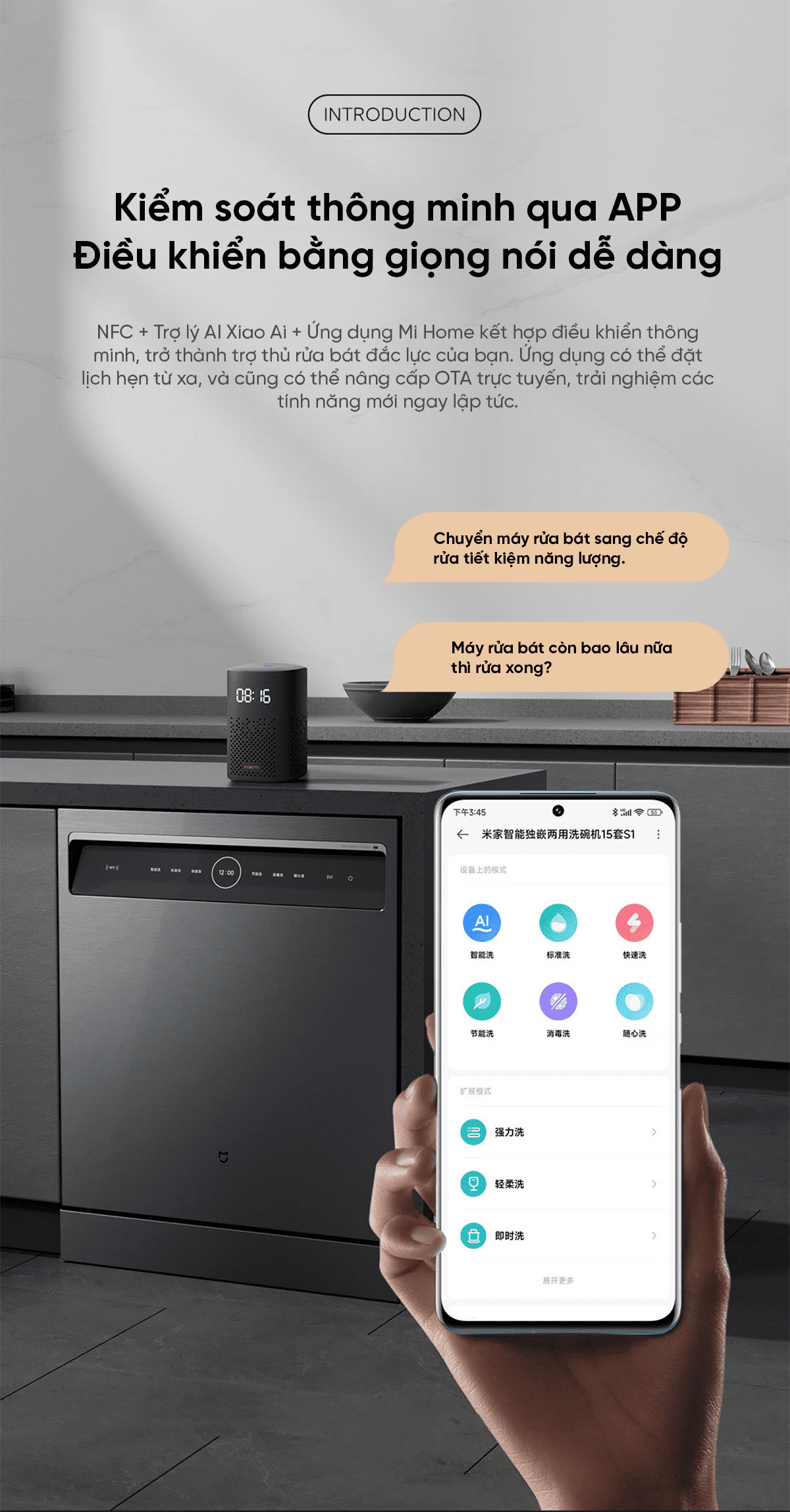 Máy rửa bát Xiaomi Mijia S1 VDW1501M 15 bộ