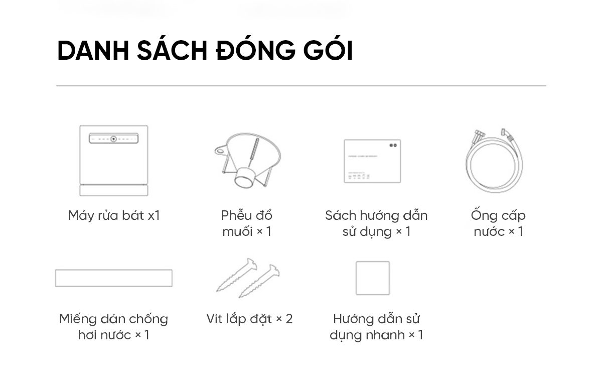 Máy rửa bát Xiaomi Mijia S1 12 bộ