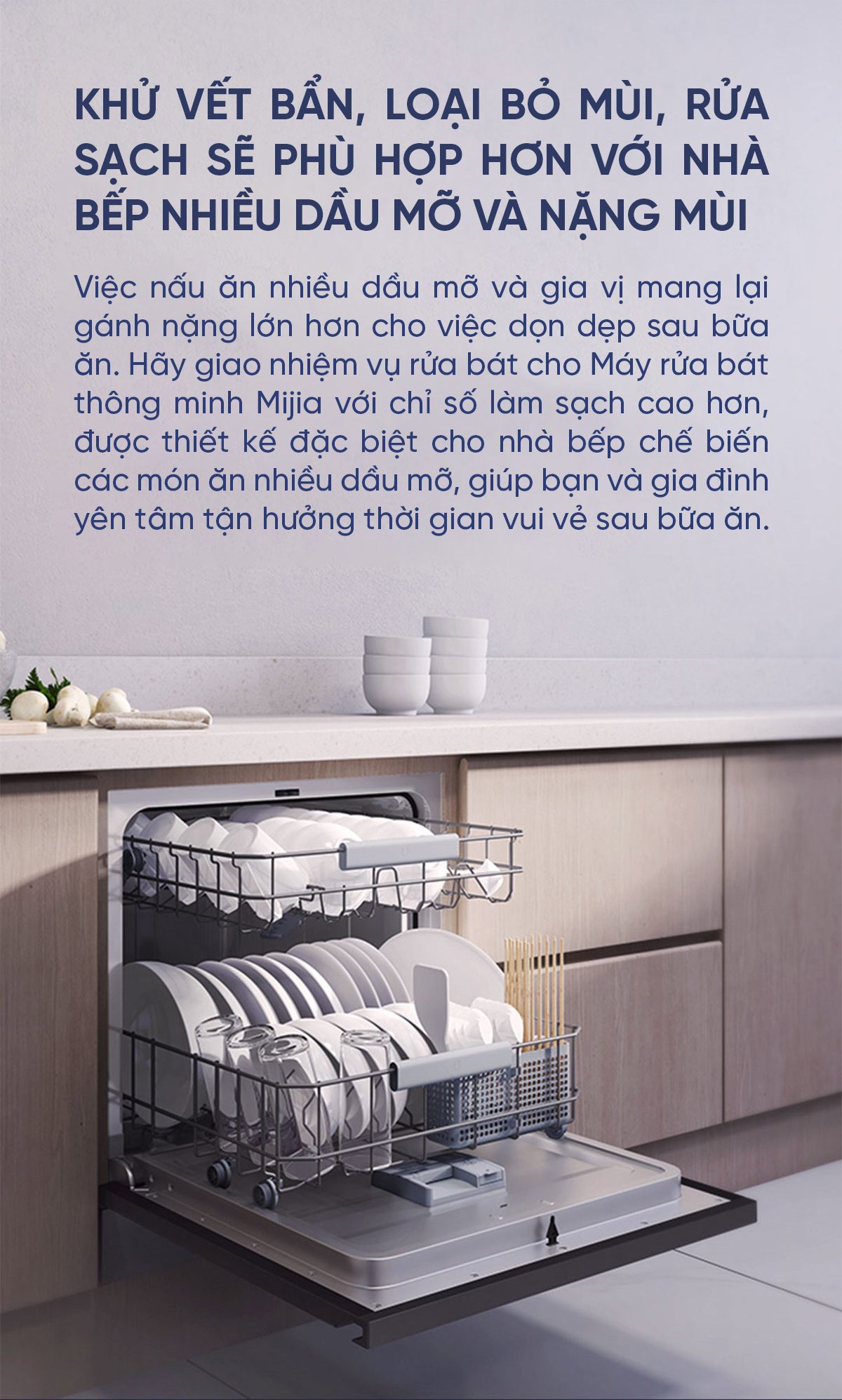Máy rửa bát Xiaomi Mijia VDW0801M 8 bộ