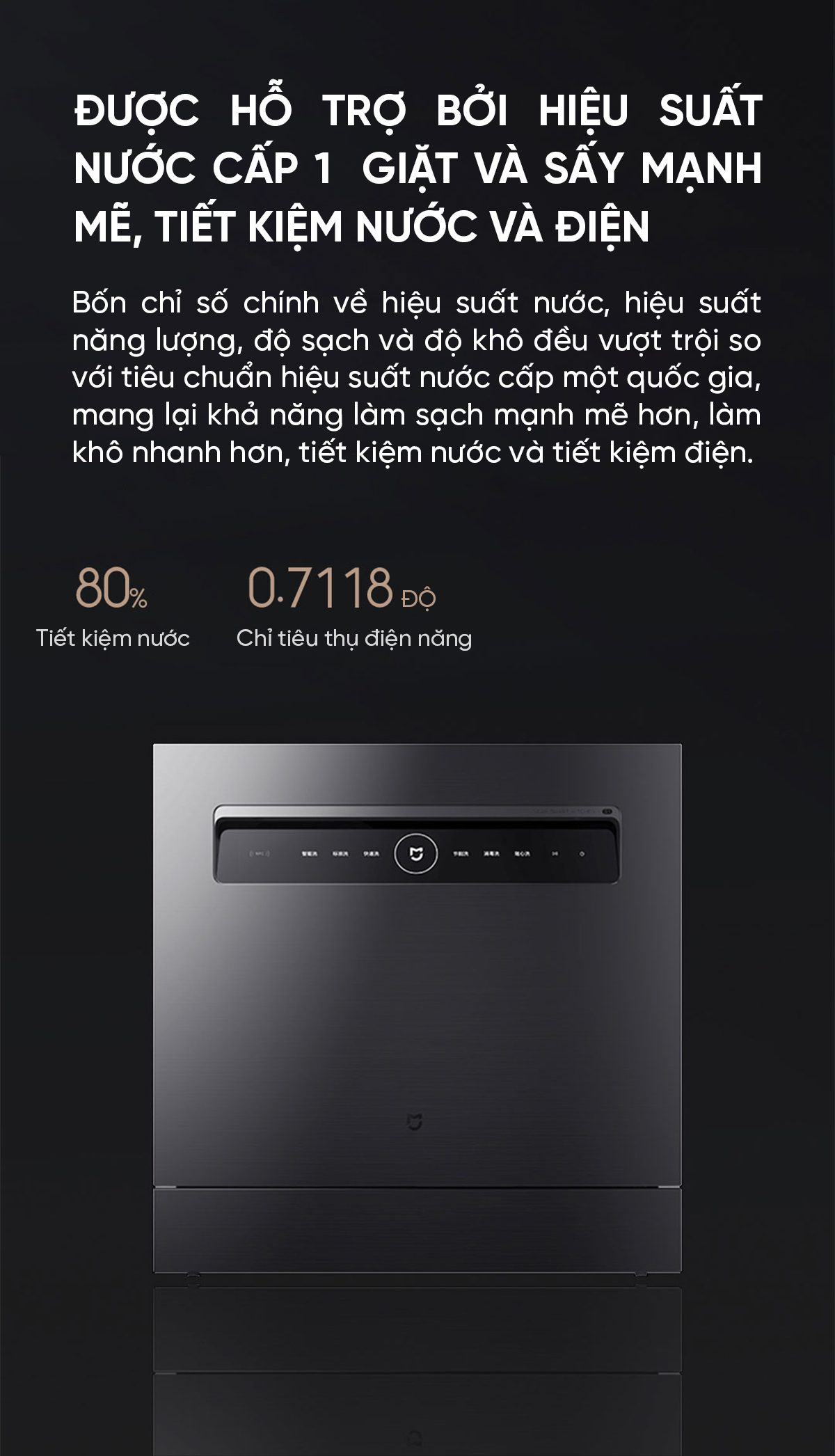 Máy rửa bát Xiaomi Mijia S1 12 bộ