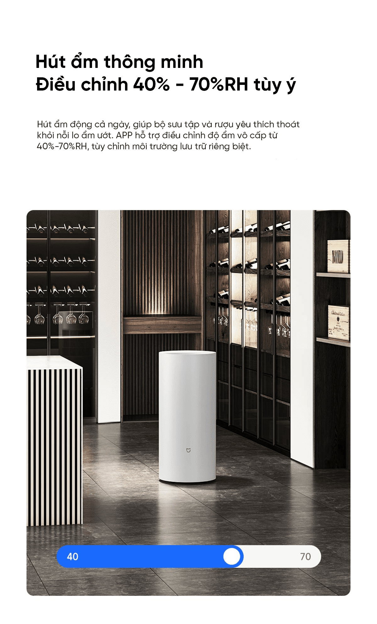 Máy hút ẩm thông minh Xiaomi Mijia 50L
