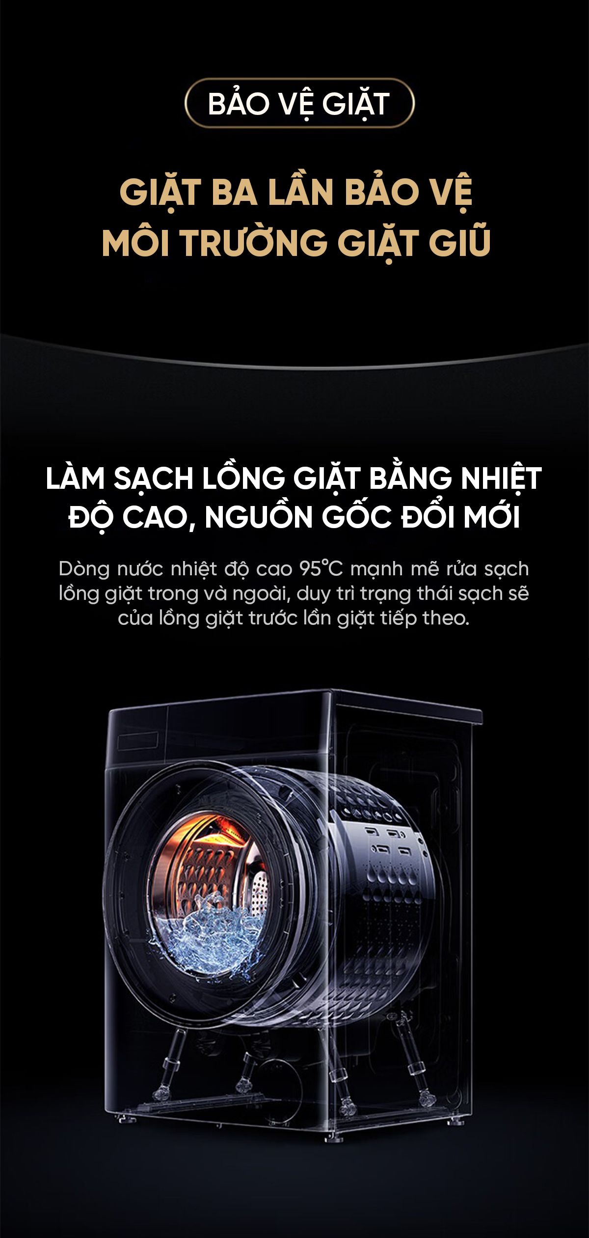 Máy giặt sấy Xiaomi Mijia MJ301 Pro giặt 10kg, sấy 7kg