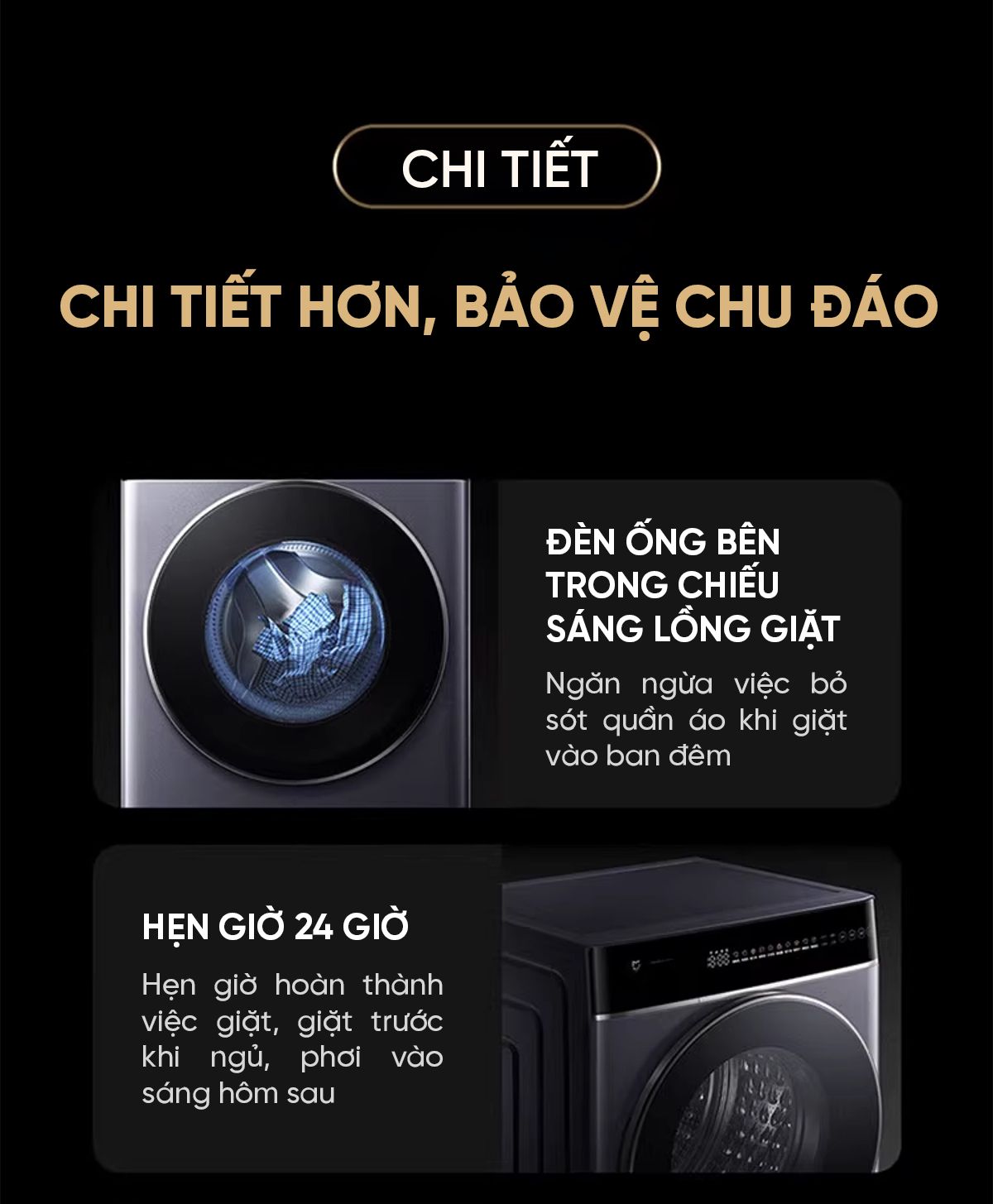 Máy giặt sấy Xiaomi Mijia MJ301 Pro giặt 10kg, sấy 7kg