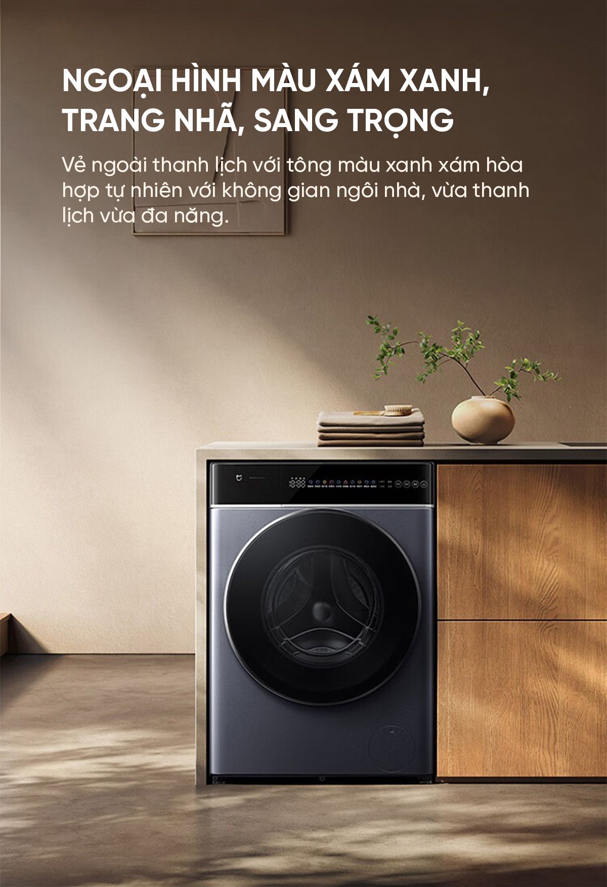 Máy giặt sấy Xiaomi Mijia MJ301 Pro giặt 10kg, sấy 7kg