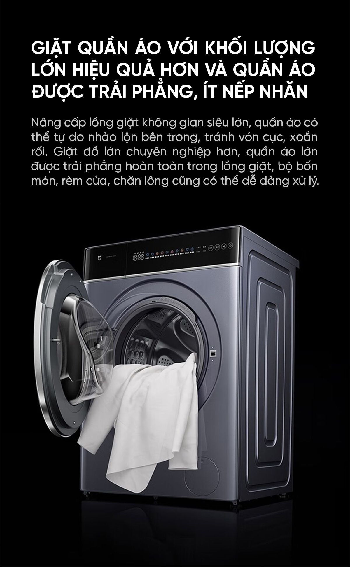 Máy giặt sấy Xiaomi Mijia MJ301 Pro giặt 10kg, sấy 7kg