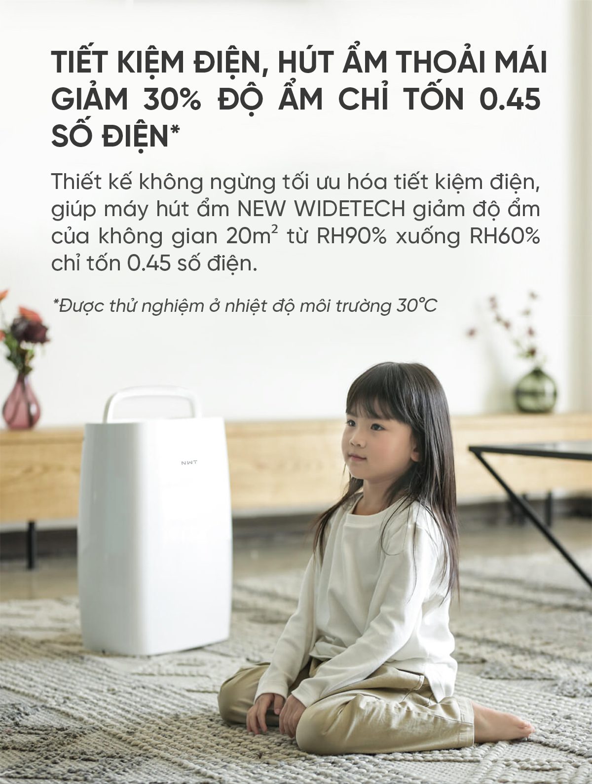 Máy Hút Ẩm Xiaomi NWT 18L Thông Minh