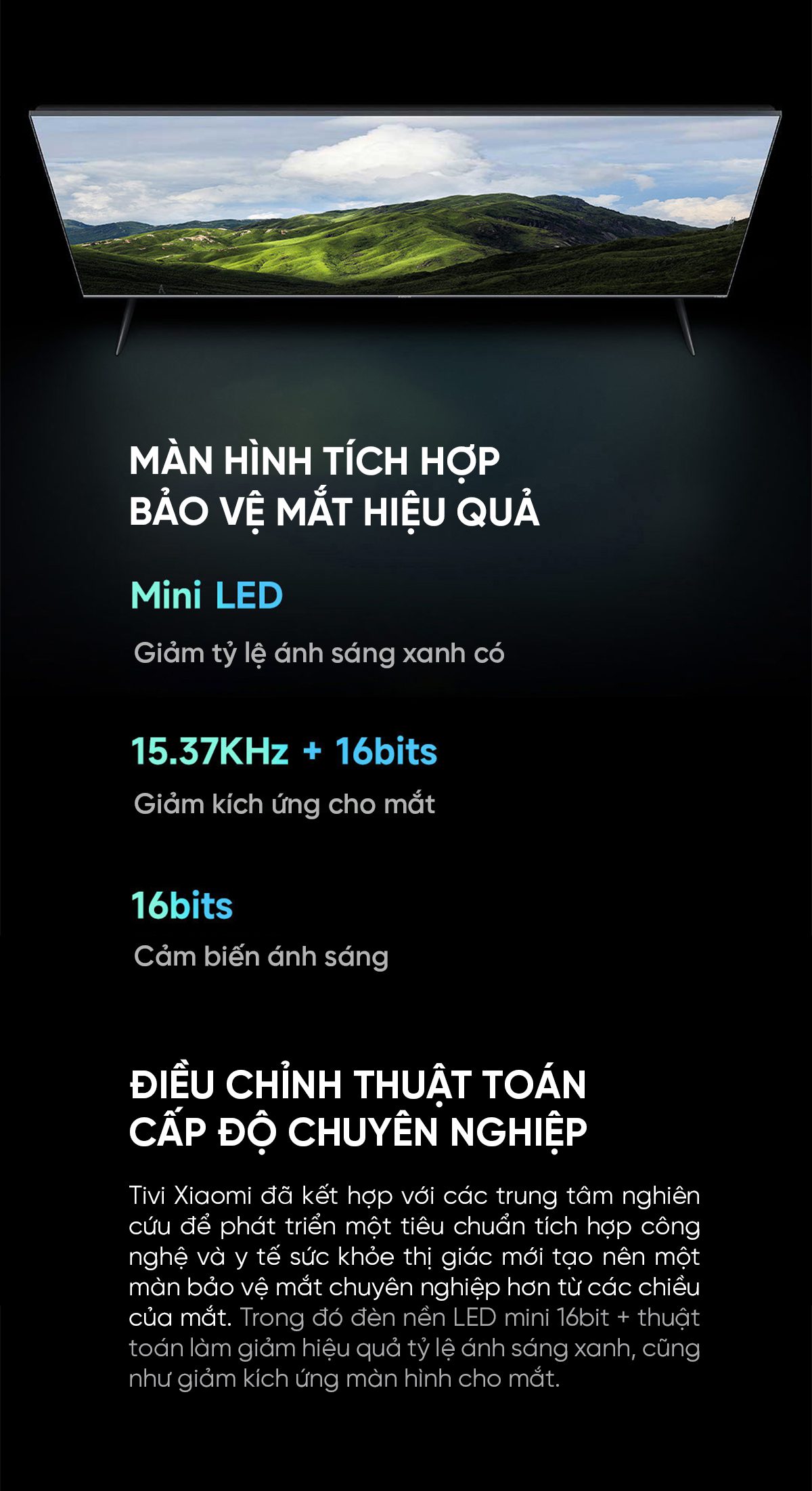 Tivi Xiaomi S 55 Mini LED 55 Inch 240Hz Ram 4/64GB