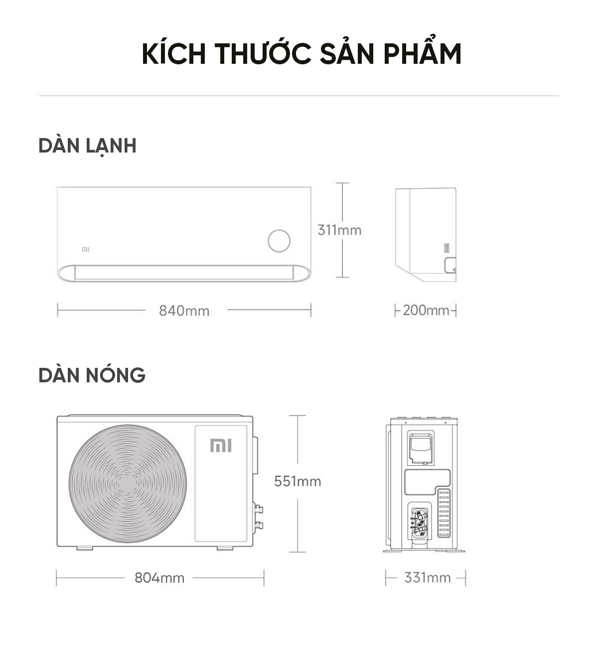 Điều hòa Xiaomi Mijia KFR-35GW/N1A3 1.5HP 2 chiều