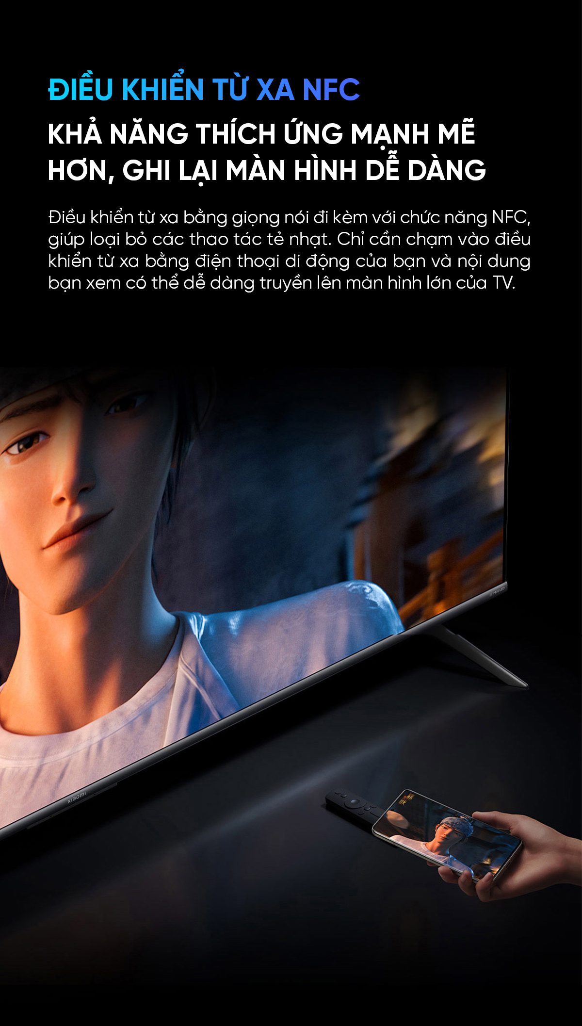 Tivi Xiaomi S 55 Mini LED 55 Inch 240Hz Ram 4/64GB