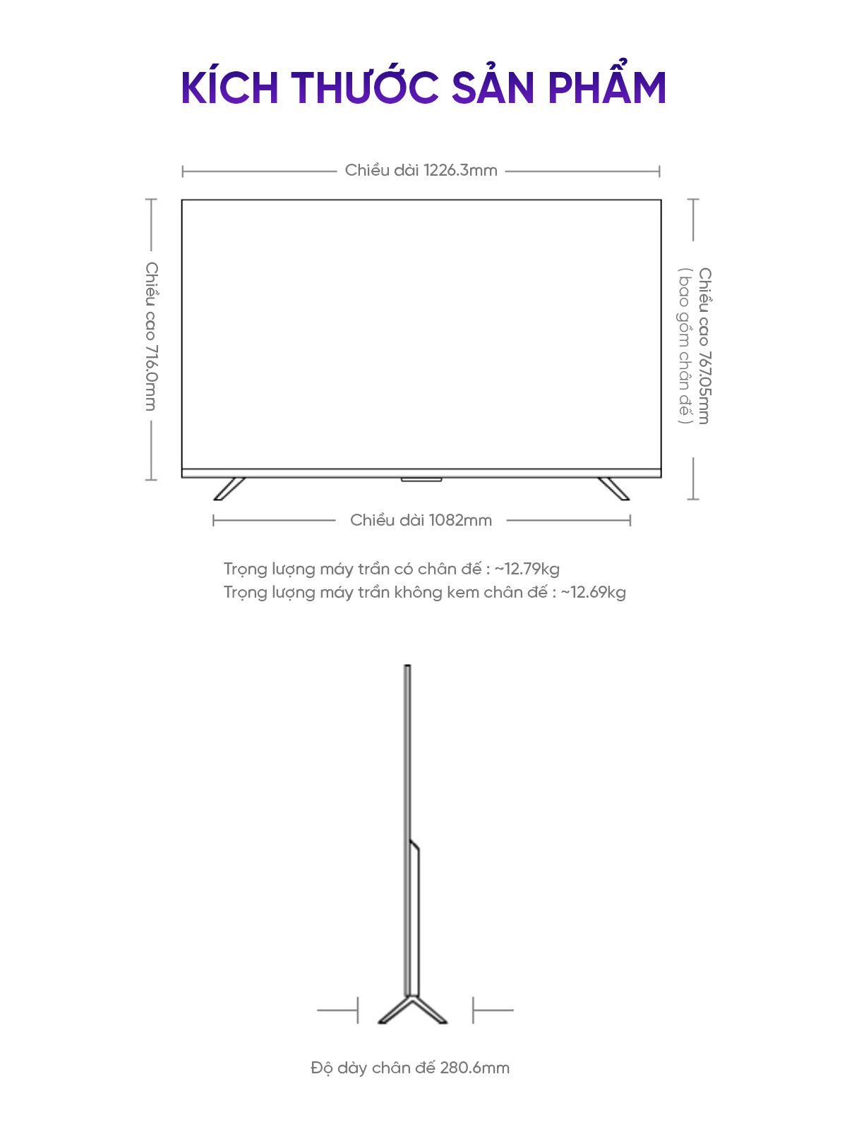 Tivi Xiaomi S 55 Mini LED 55 Inch 240Hz Ram 4/64GB