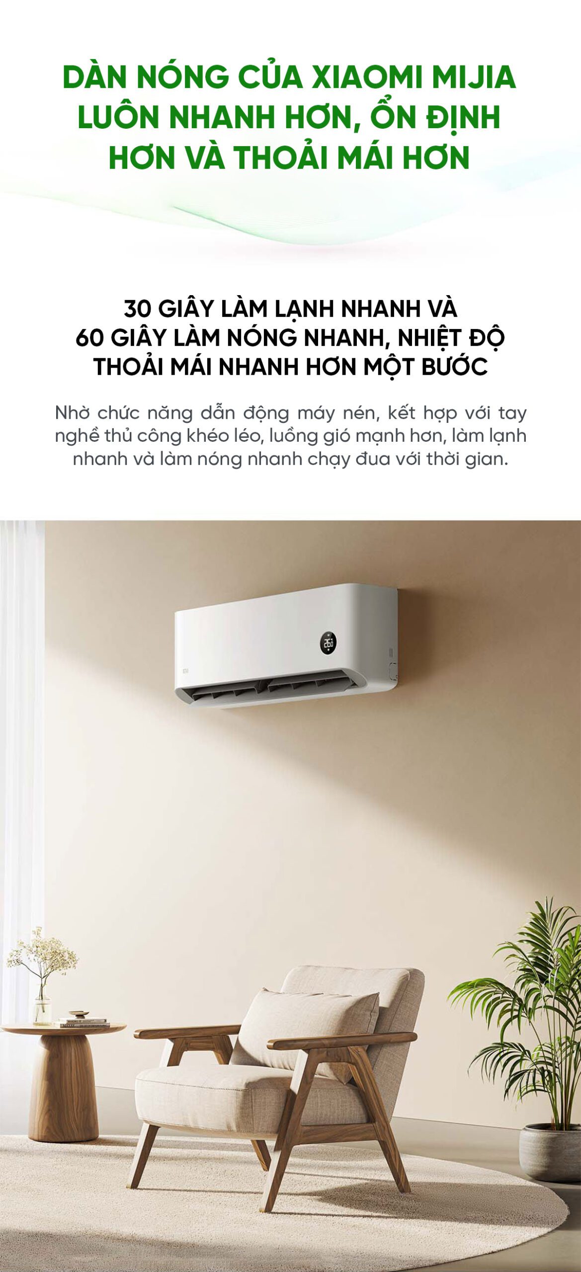 Điều hòa Xiaomi Mijia KFR-35GW/N1A3 1.5HP 2 chiều