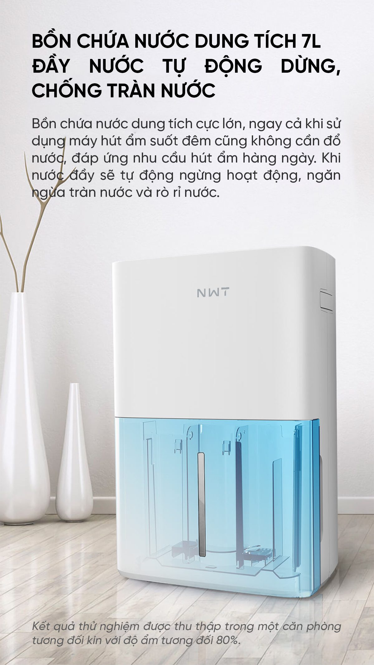 Máy Hút Ẩm Xiaomi NWT 30L Thông Minh
