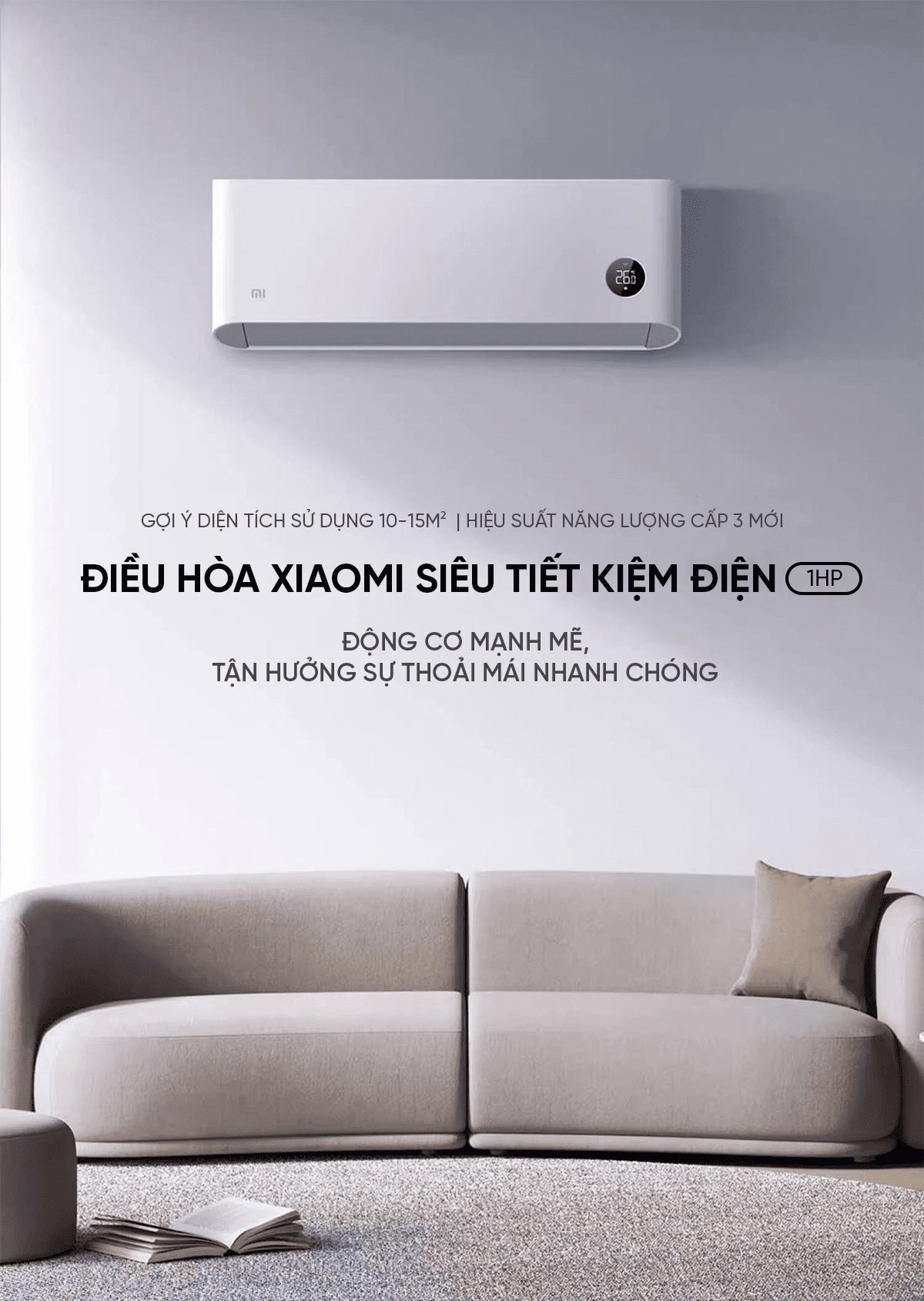 Điều hòa Xiaomi Mijia KFR-26GW/N1A3 1HP 2 chiều