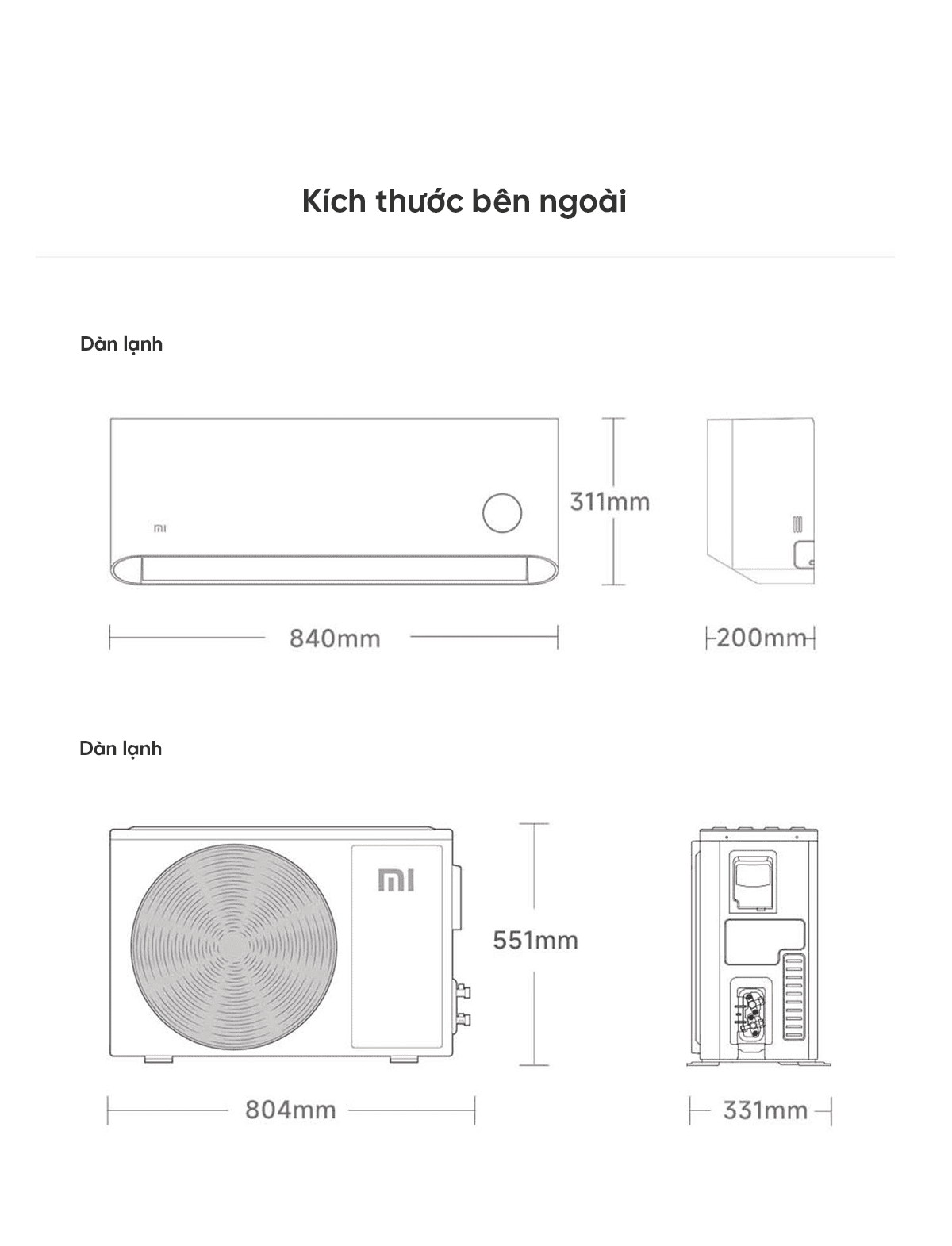 Điều hòa Xiaomi Mijia KFR-26GW/N1A3 1HP 2 chiều