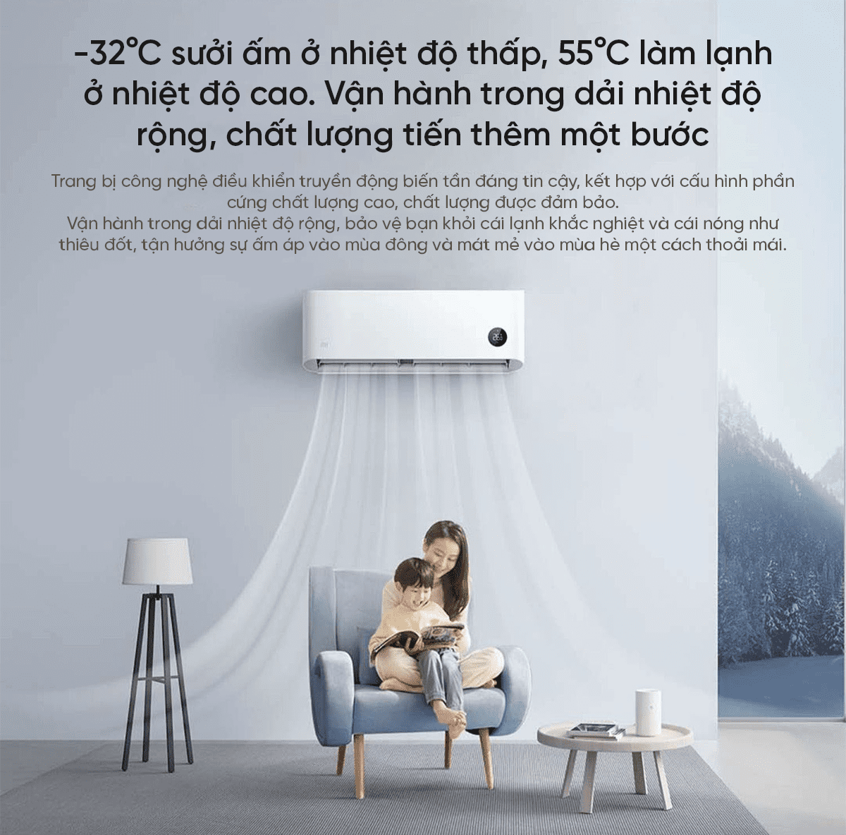 Điều hòa Xiaomi Mijia KFR-26GW/N1A3 1HP 2 chiều