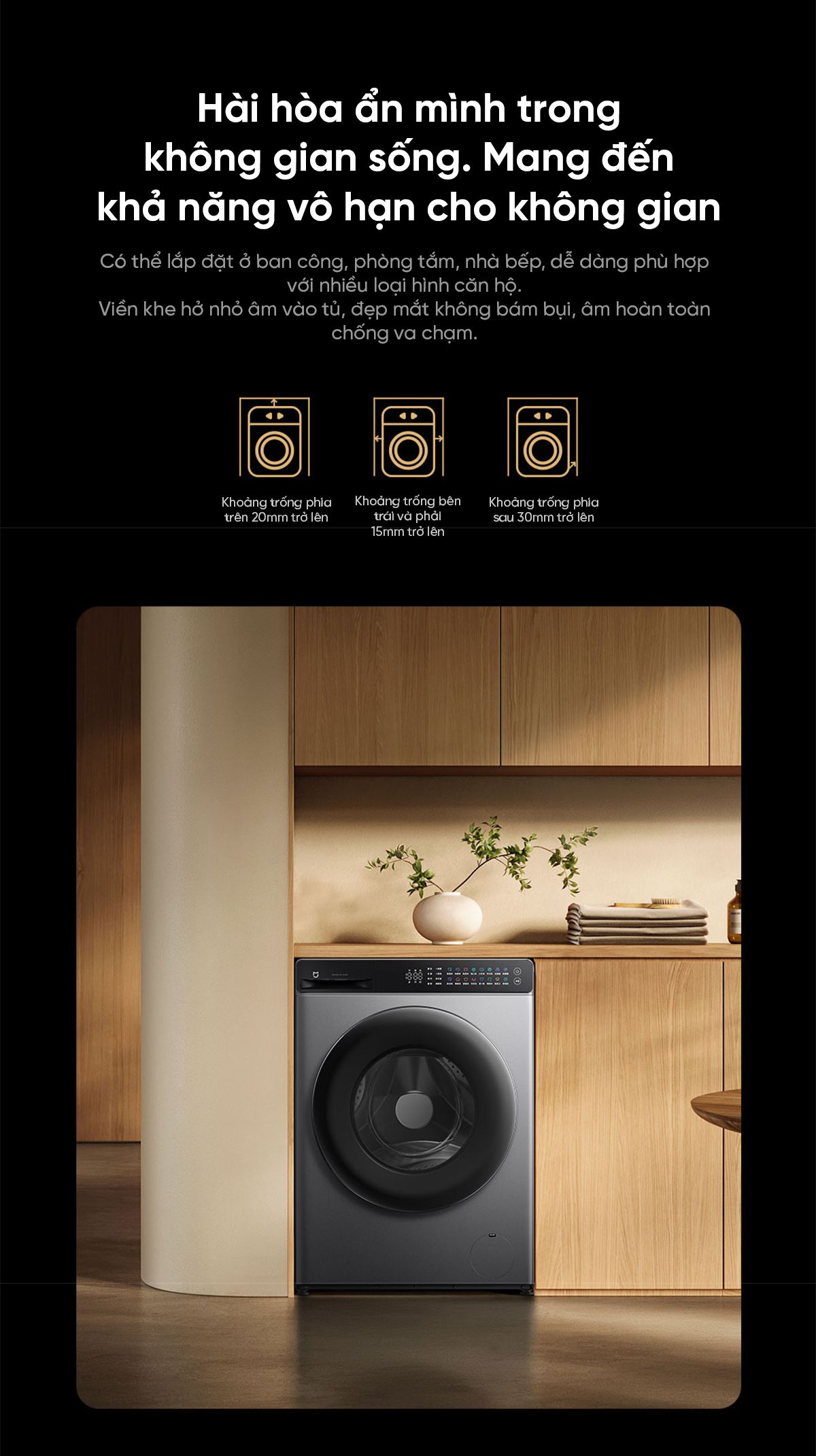 Máy giặt Xiaomi Mijia MJ108, giặt 10kg, 26 chương trình giặt