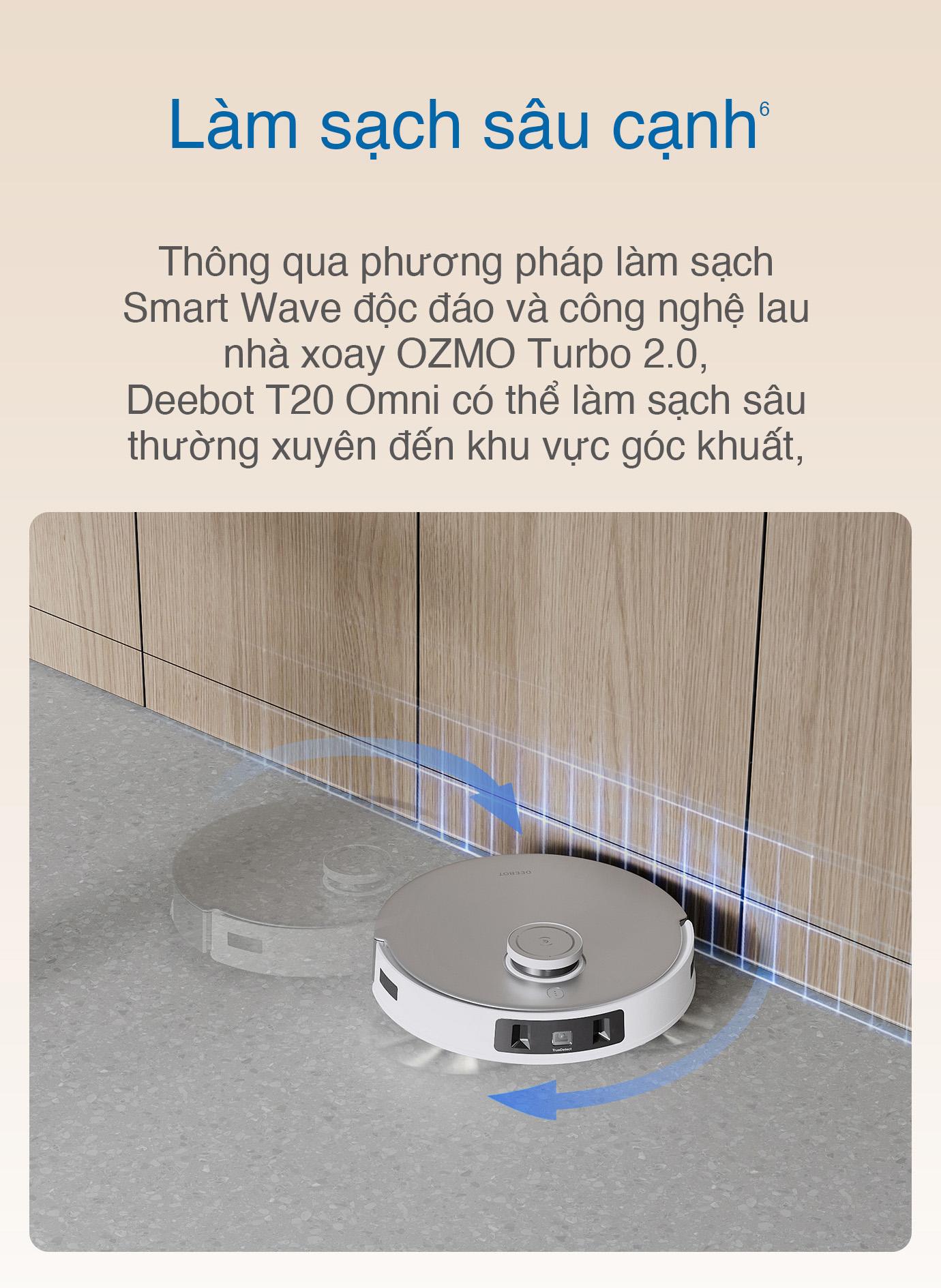 Robot hút bụi Ecovacs T20 OMNI【Nhắn tin giảm giá thêm】