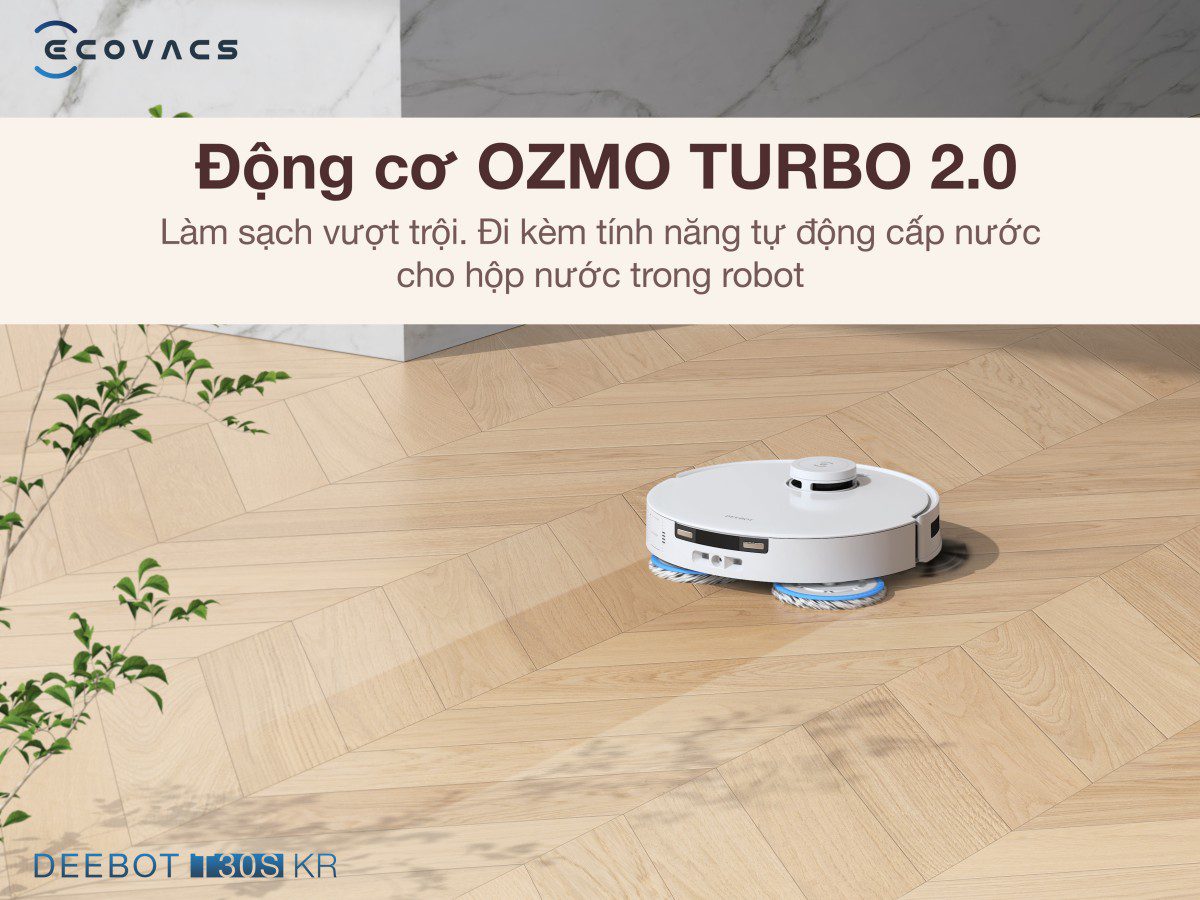 Robot hút bụi Ecovacs T30S KR Bảo hành tận nhà