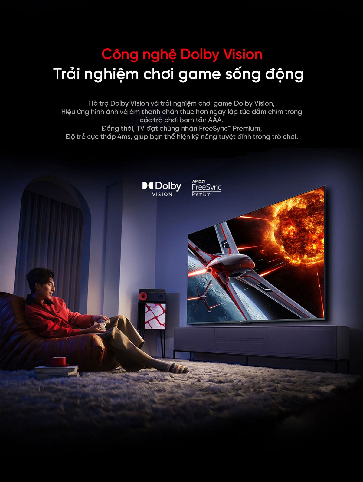 Tivi Xiaomi Redmi X 75 Inch 2025 - Tần Số Quét 240Hz -Ram 4GB/64GB
