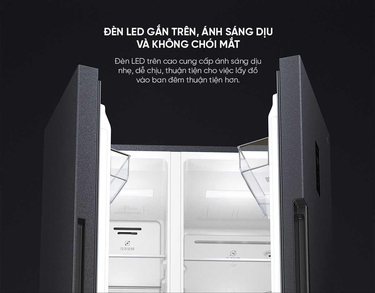 Tủ lạnh Xiaomi Mijia 501L, 2 cánh, siêu mỏng