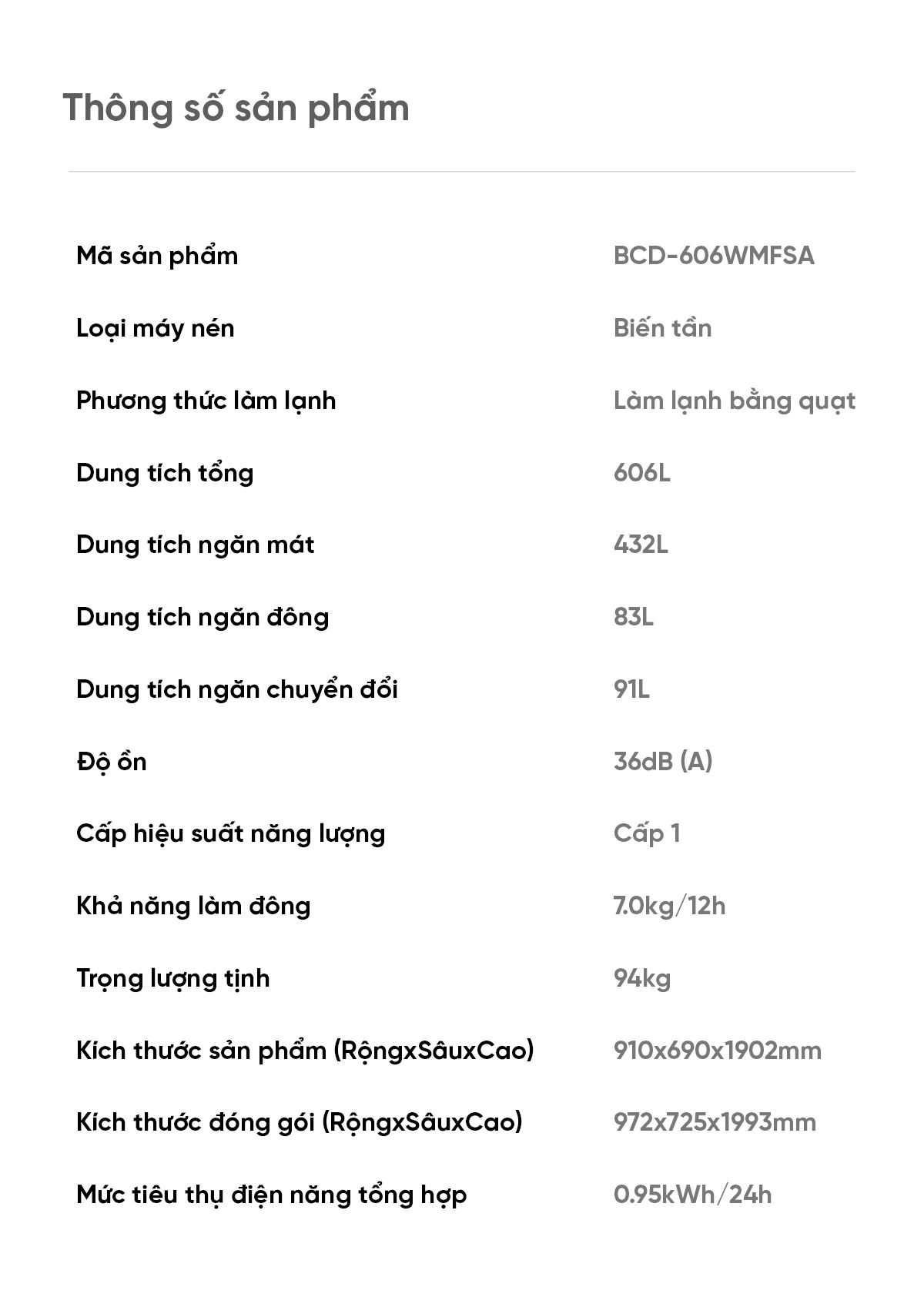 Tủ lạnh Xiaomi Mijia 606L, 4 cánh, ion khử khuẩn, cấp đông nhanh