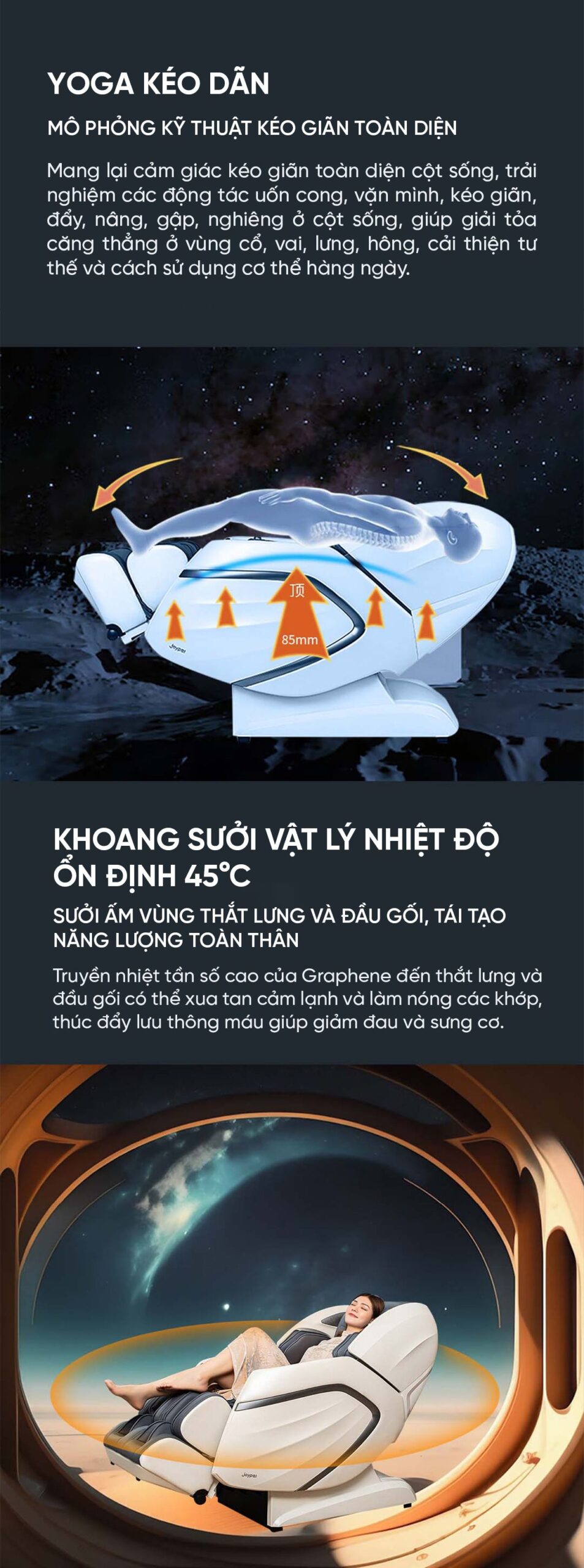 Ghế Massage Cao Cấp Xiaomi Joypal V4 Lite 4D Ai Supreme