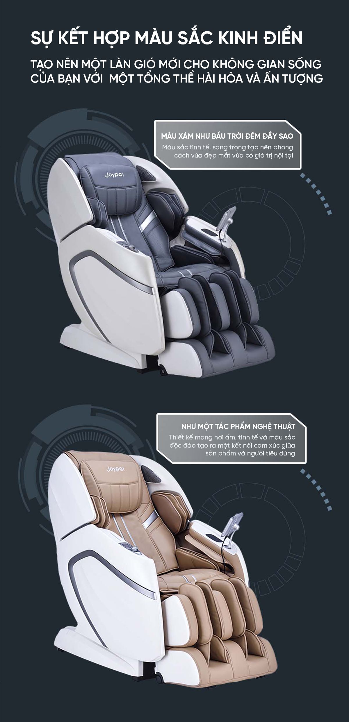 Ghế Massage Cao Cấp Xiaomi Joypal V4 Lite 4D Ai Supreme