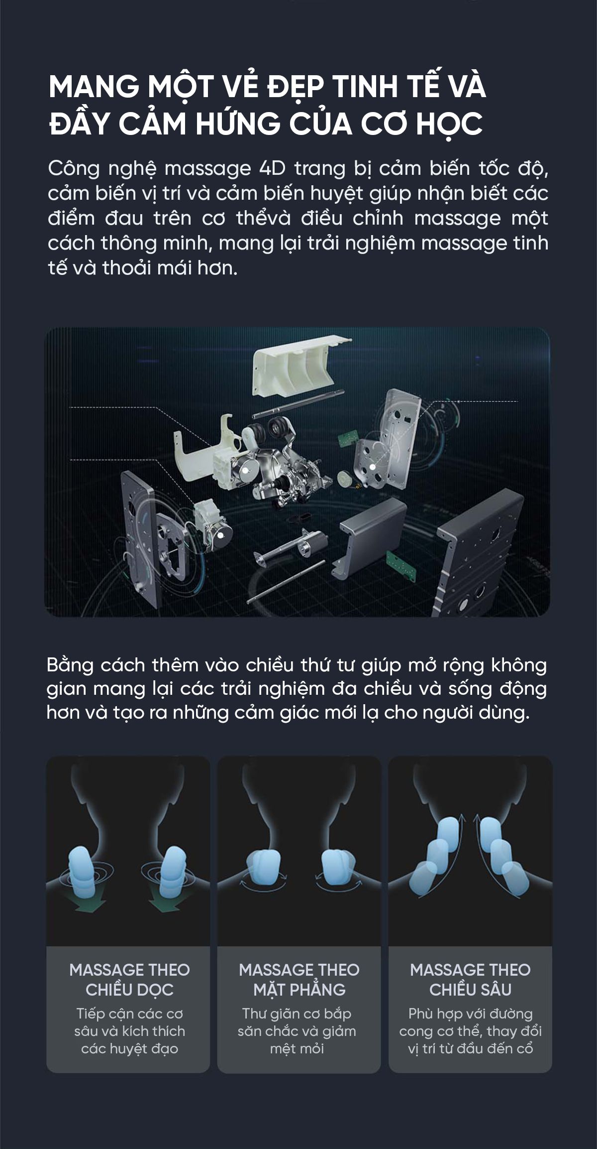 Ghế Massage Cao Cấp Xiaomi Joypal V4 Lite 4D Ai Supreme