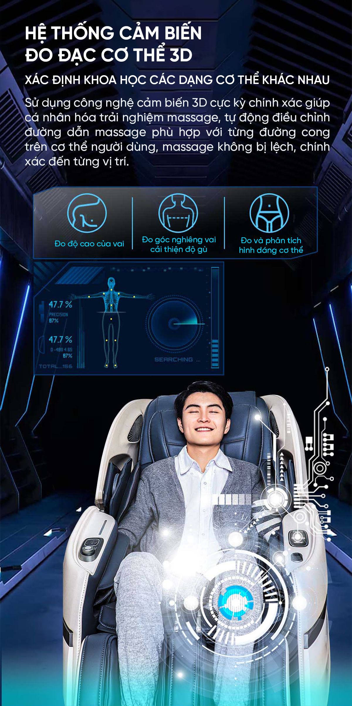 Ghế Massage Cao Cấp Xiaomi Joypal V4 Lite 4D Ai Supreme