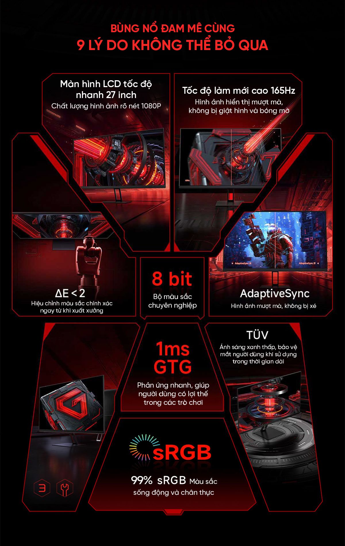 Màn hình máy tính Xiaomi Redmi Gaming G27 27 Inch