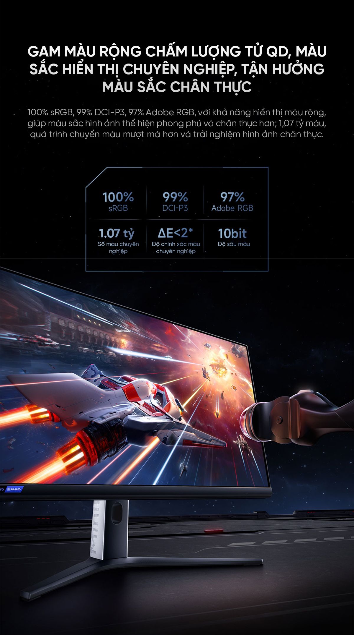 Màn hình máy tính Xiaomi Redmi G Pro 27 Inch Mini Led