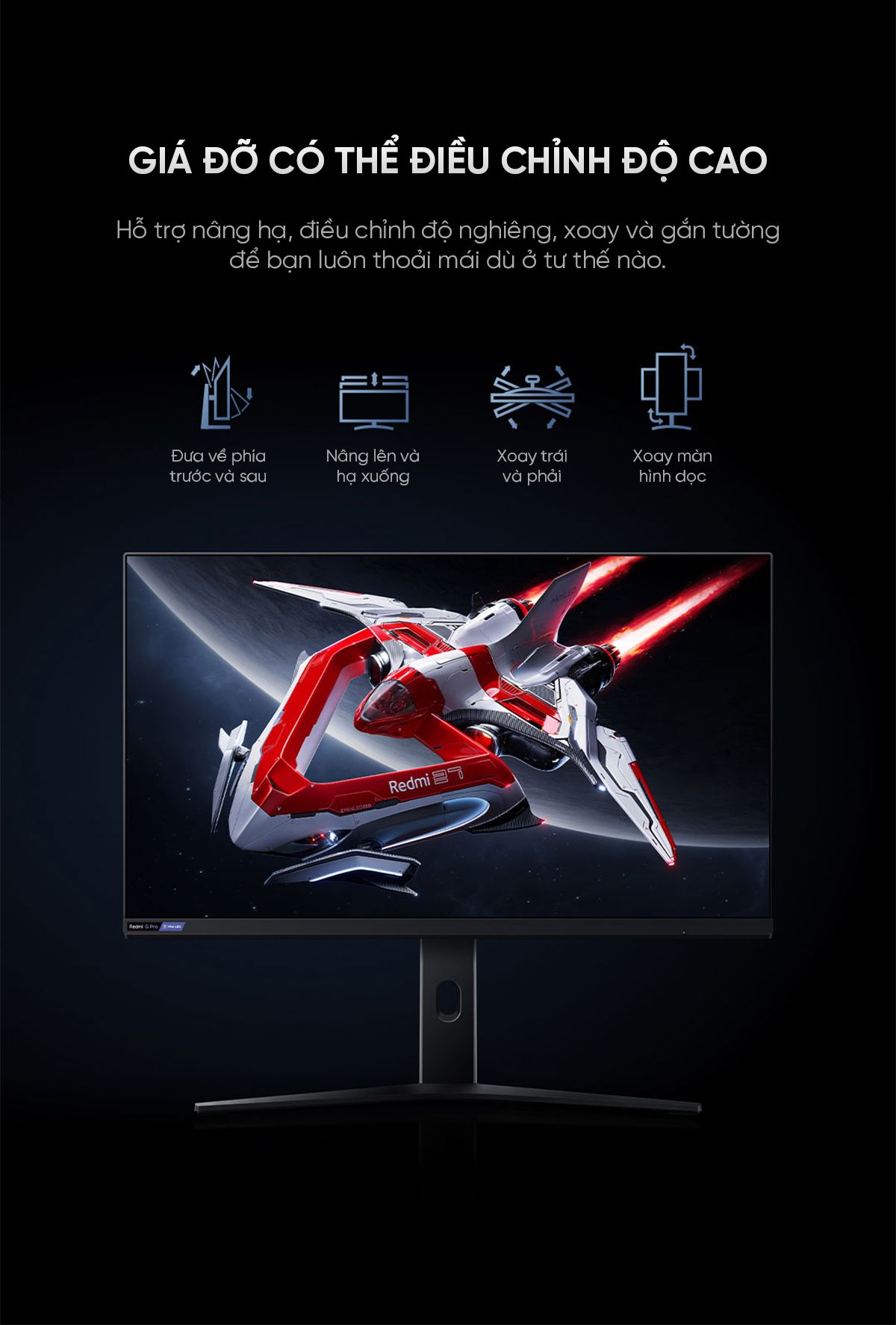 Màn hình máy tính Xiaomi Redmi G Pro 27 Inch Mini Led