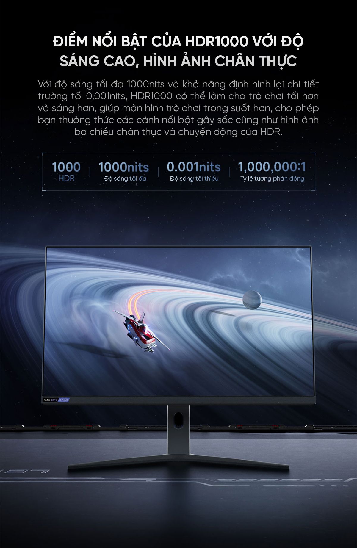 Màn hình máy tính Xiaomi Redmi G Pro 27 Inch Mini Led