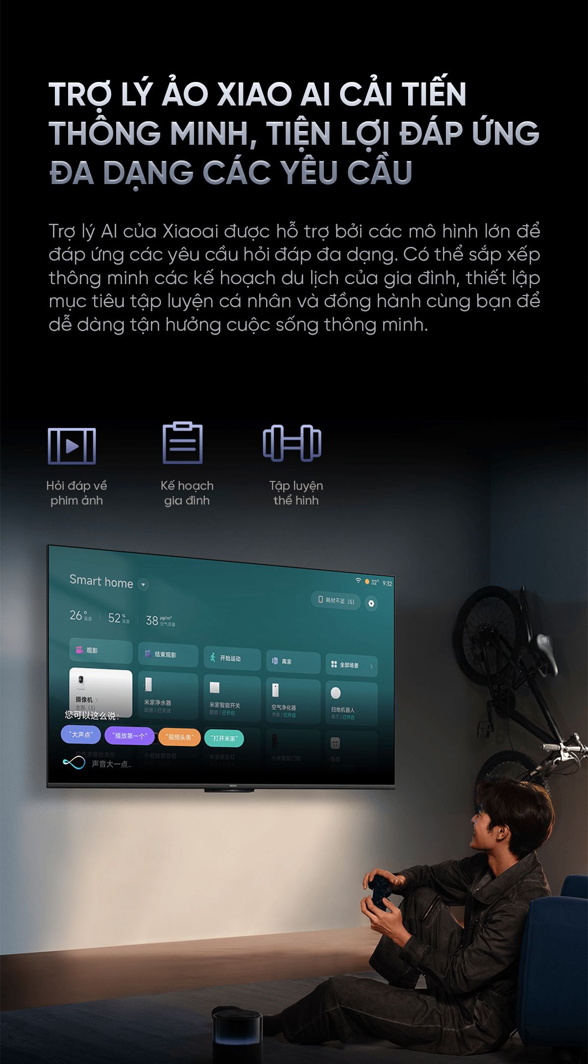 Tivi Xiaomi Redmi A Pro 43 Inch 2025 Ram 3/64GB Tiết Kiệm Điện