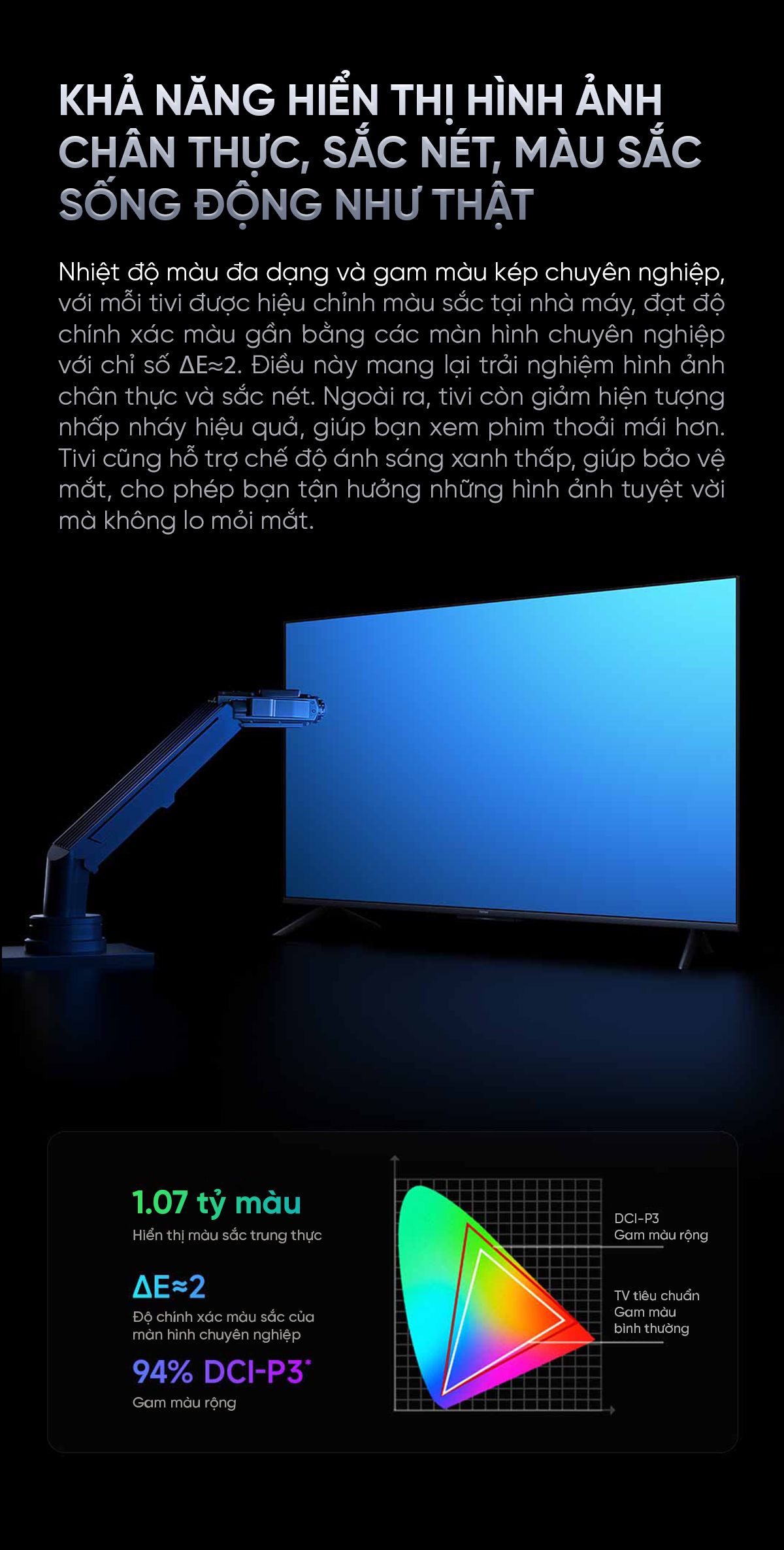 Tivi Xiaomi Redmi A Pro 50 Inch 2025 Ram 3/64GB 144Hz Tiết Kiệm Điện