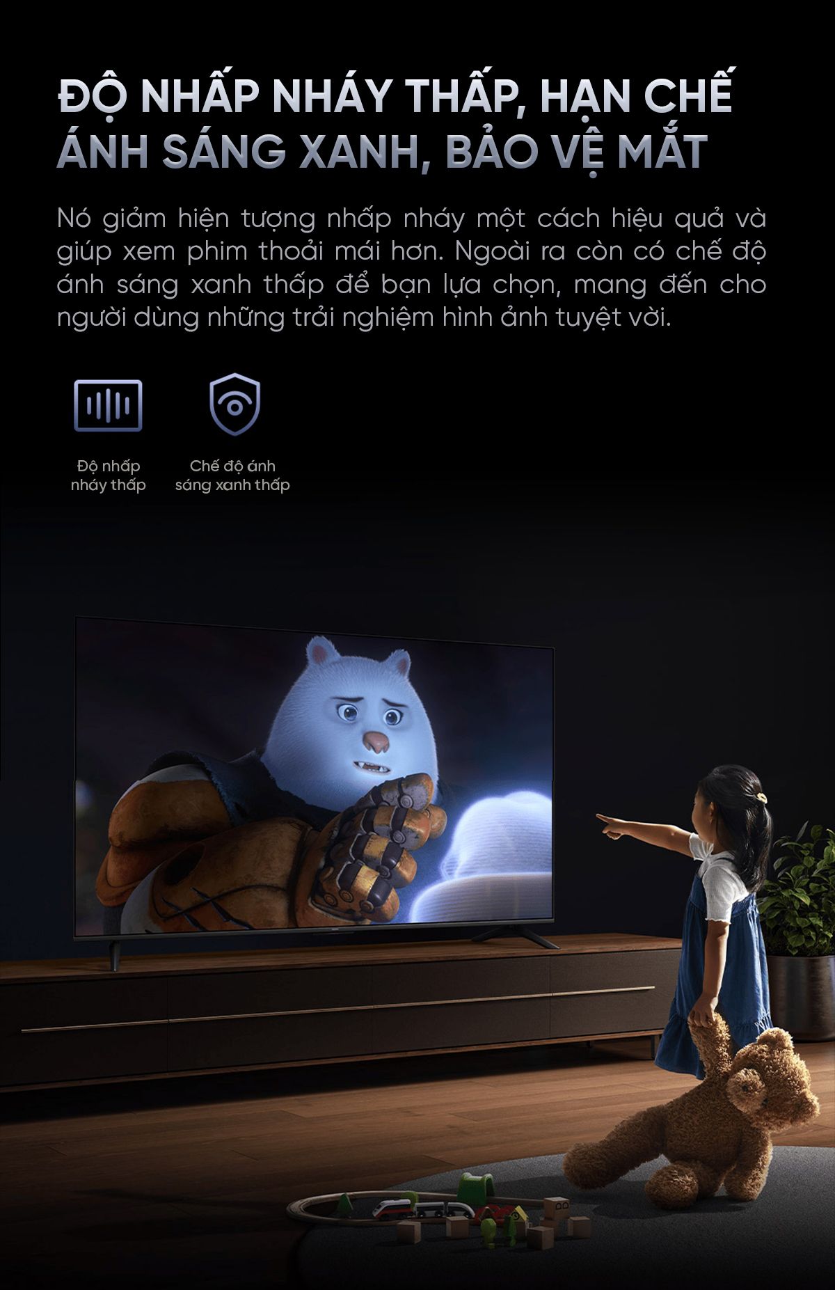 Tivi Xiaomi Redmi A Pro 65 Inch 2025 Ram 3/64GB 144Hz Tiết Kiệm Điện