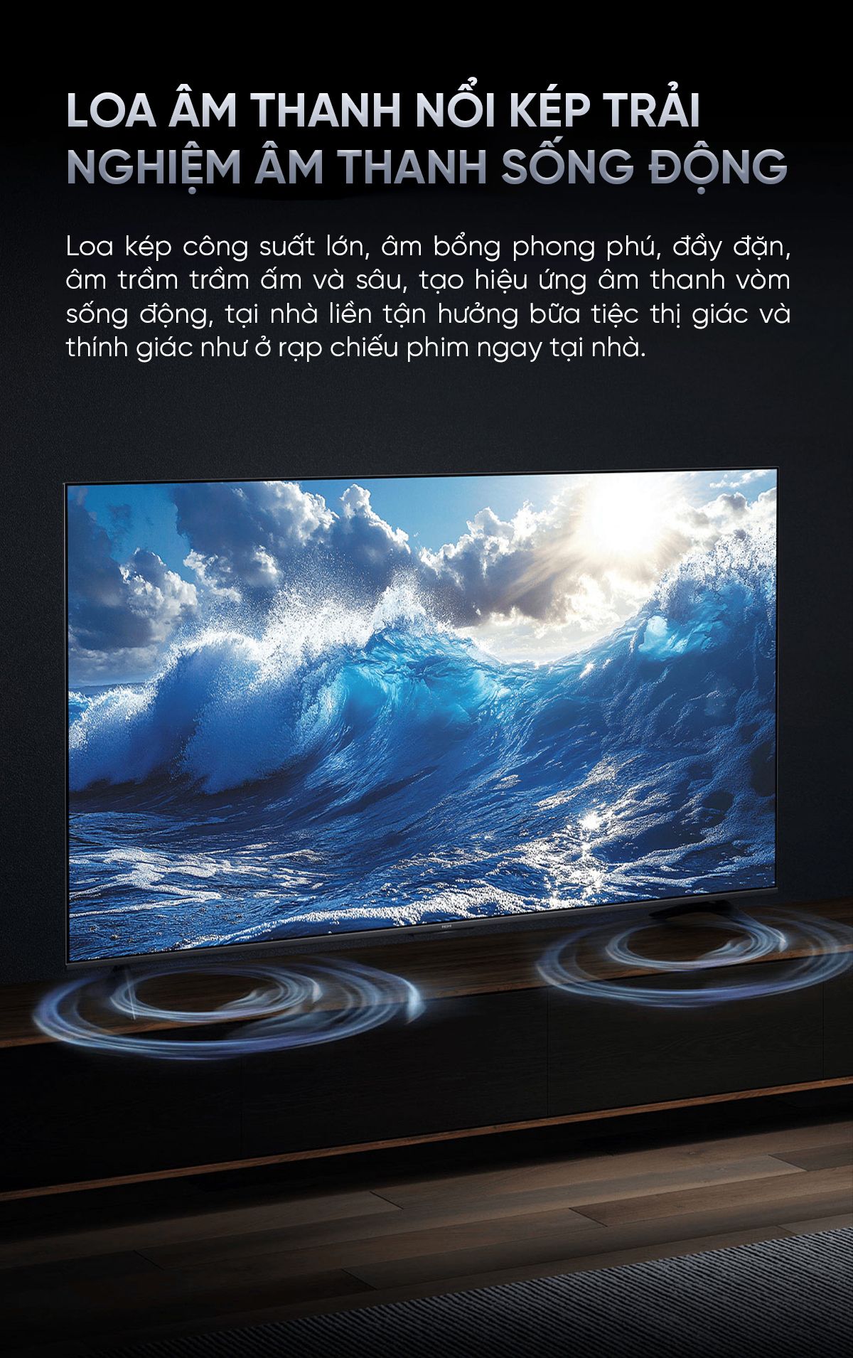 Tivi Xiaomi Redmi A Pro 65 Inch 2025 Ram 3/64GB 144Hz Tiết Kiệm Điện