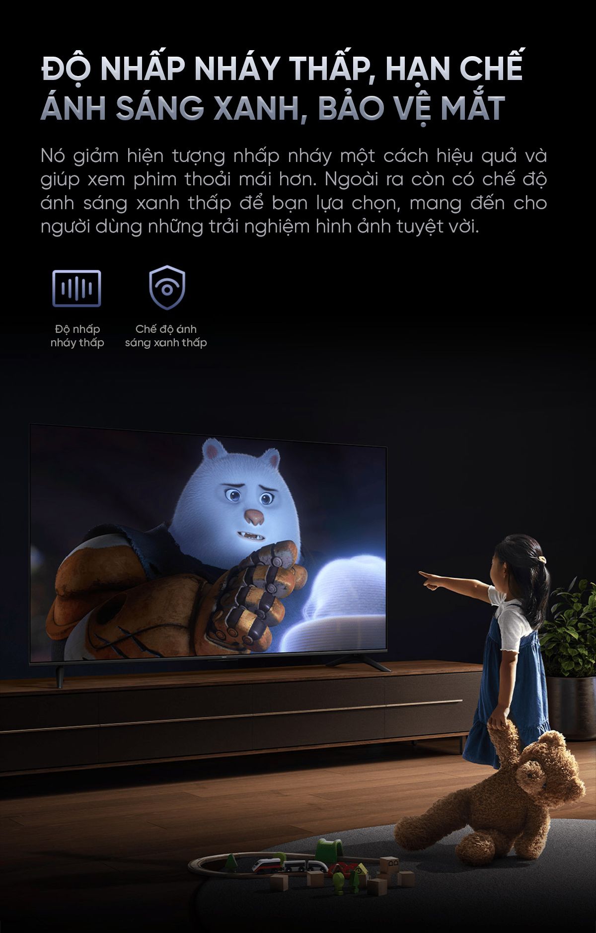 Tivi Xiaomi Redmi A Pro 75 Inch 2025 Ram 3/64GB 144Hz Tiết Kiệm Điện
