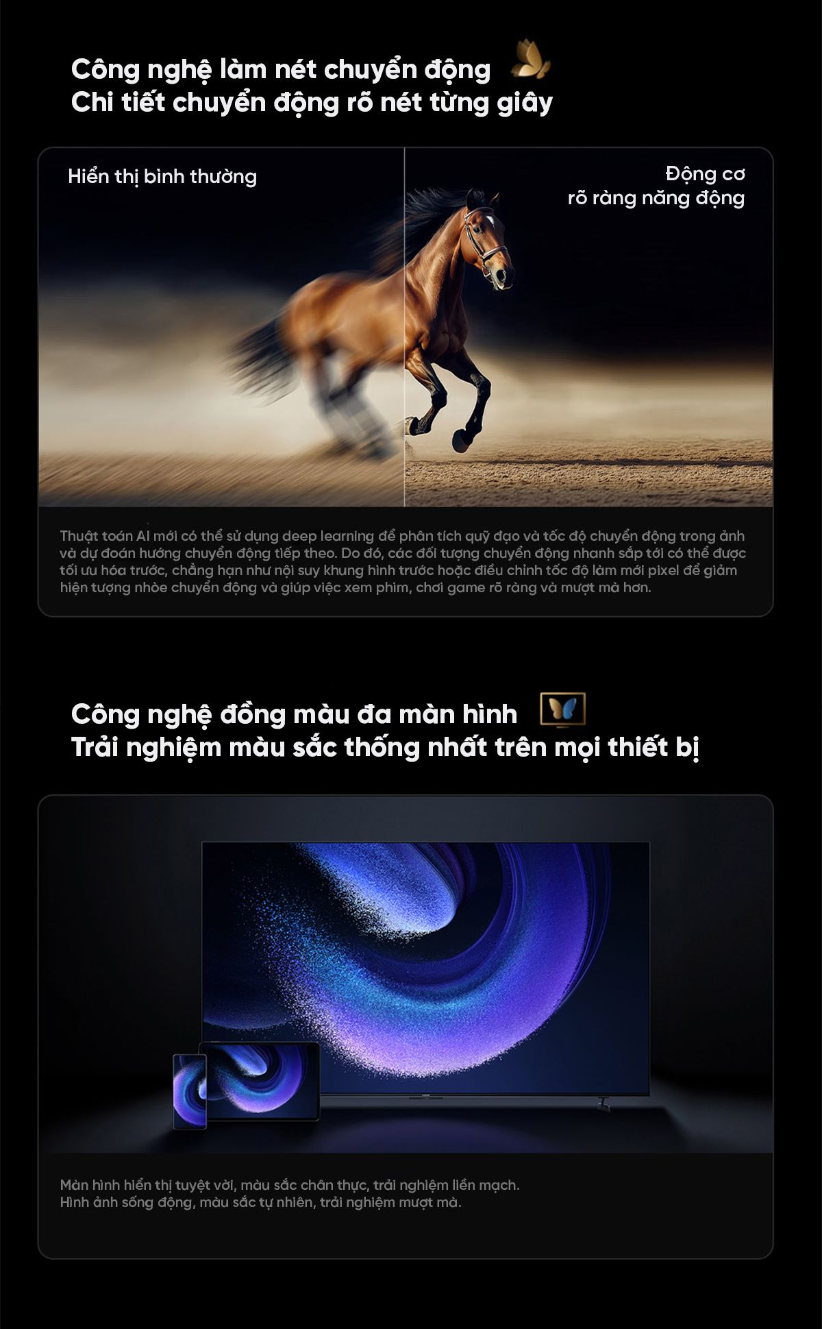 Tivi Xiaomi S Pro 65 Mini LED 65 Inch 2025 240Hz Ram 4/64GB